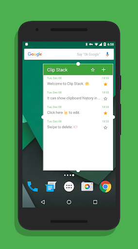 اسکرین شات 2 برنامه Clip Stack - Clipboard Manager (Free, No-Ads)