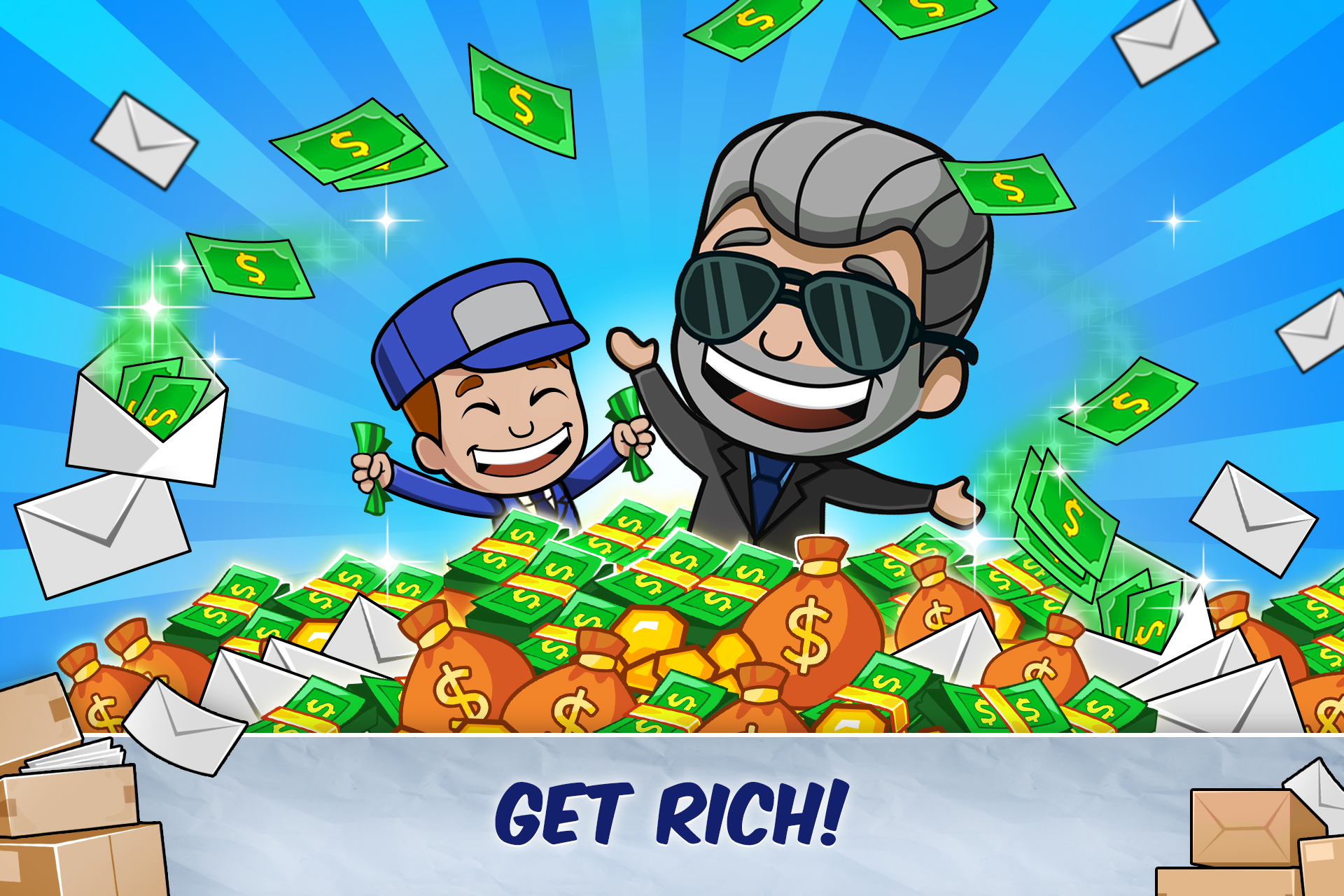 اسکرین شات 2 بازی Idle Mail Tycoon