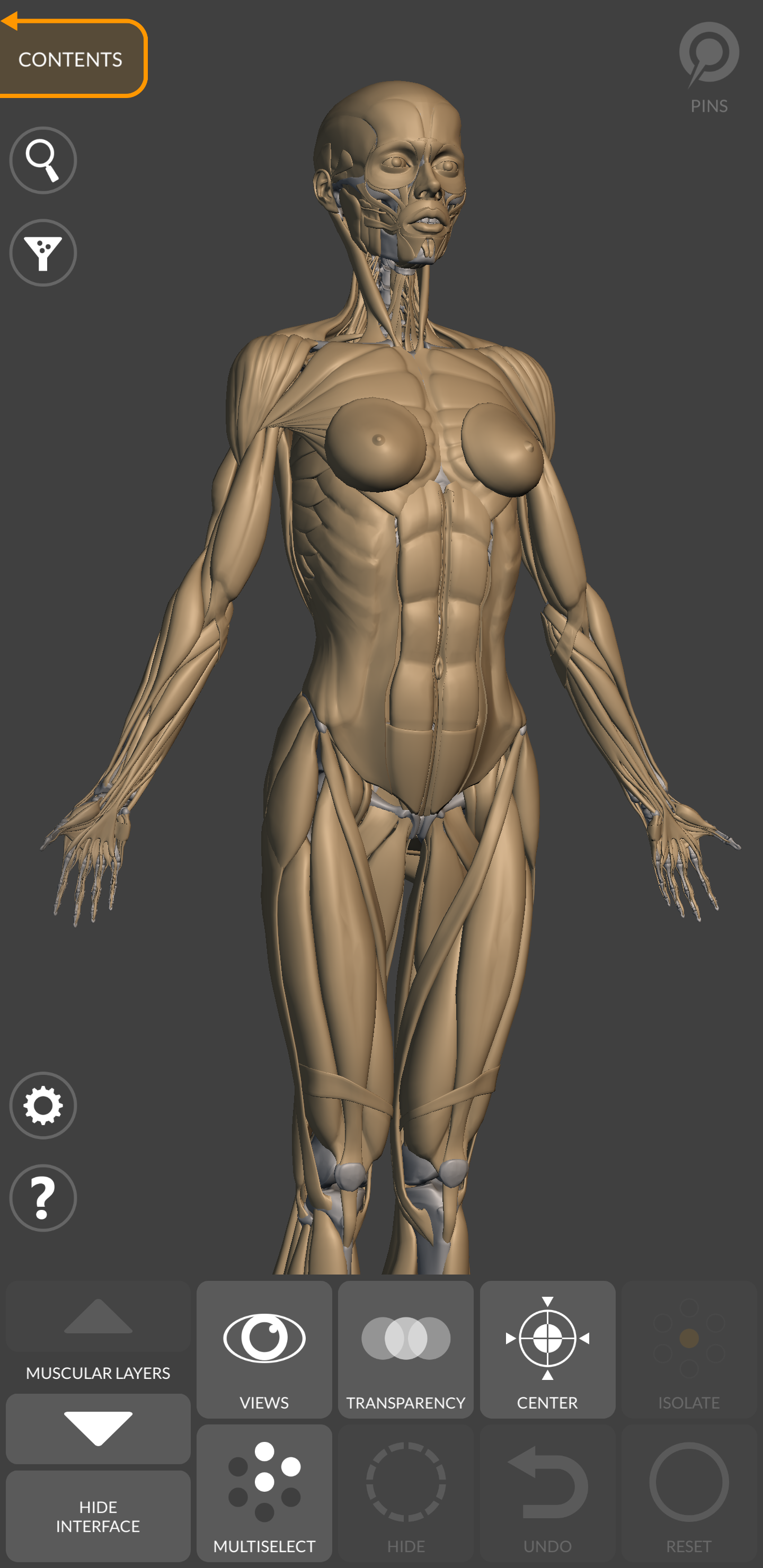 اسکرین شات 4 برنامه 3D Anatomy for the Artist