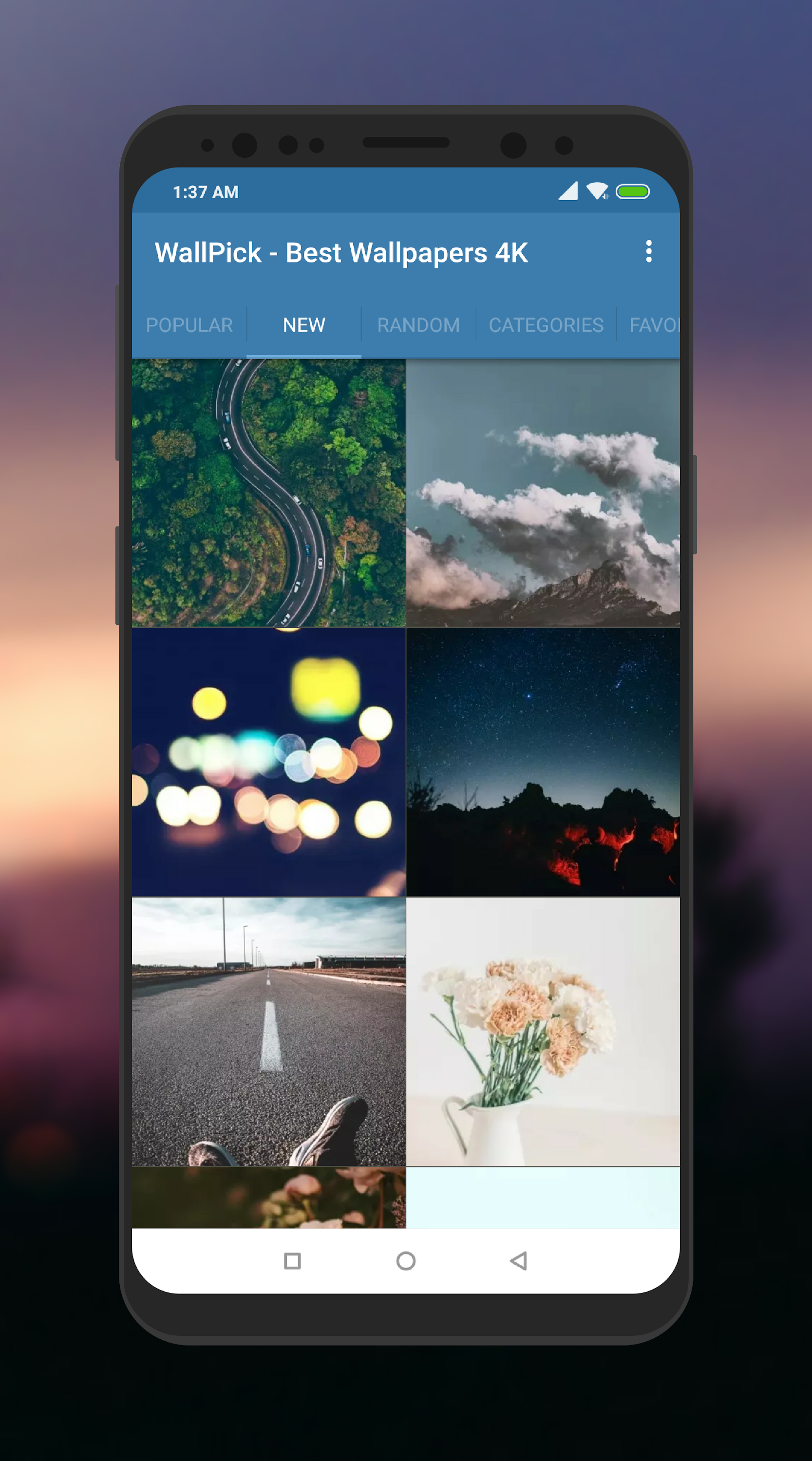 اسکرین شات 2 برنامه WallPick - Wallpapers