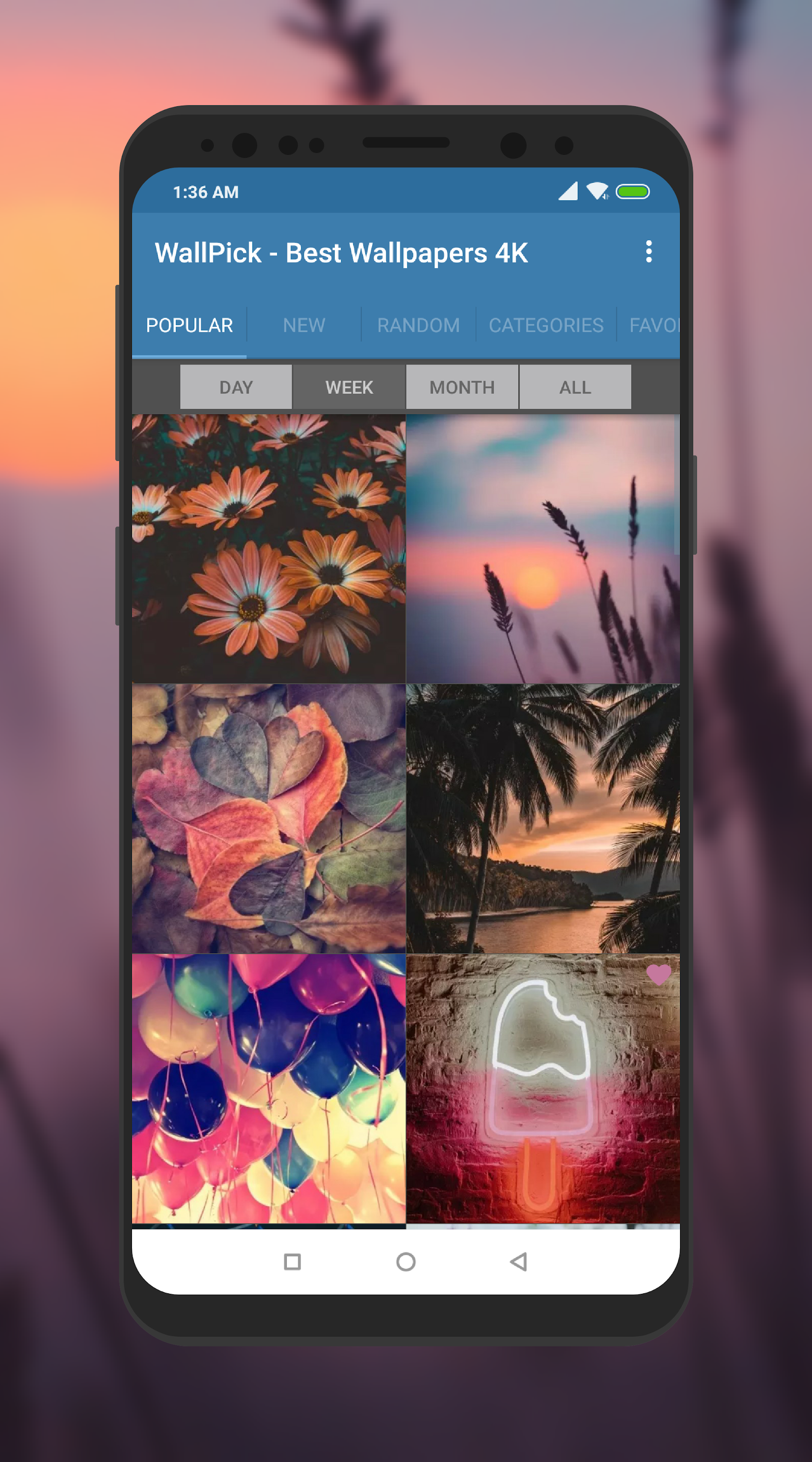 اسکرین شات 1 برنامه WallPick - Wallpapers