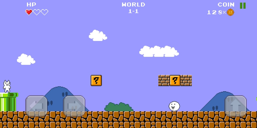 اسکرین شات 1 بازی Cat syobon:2019/8 bit action platformer