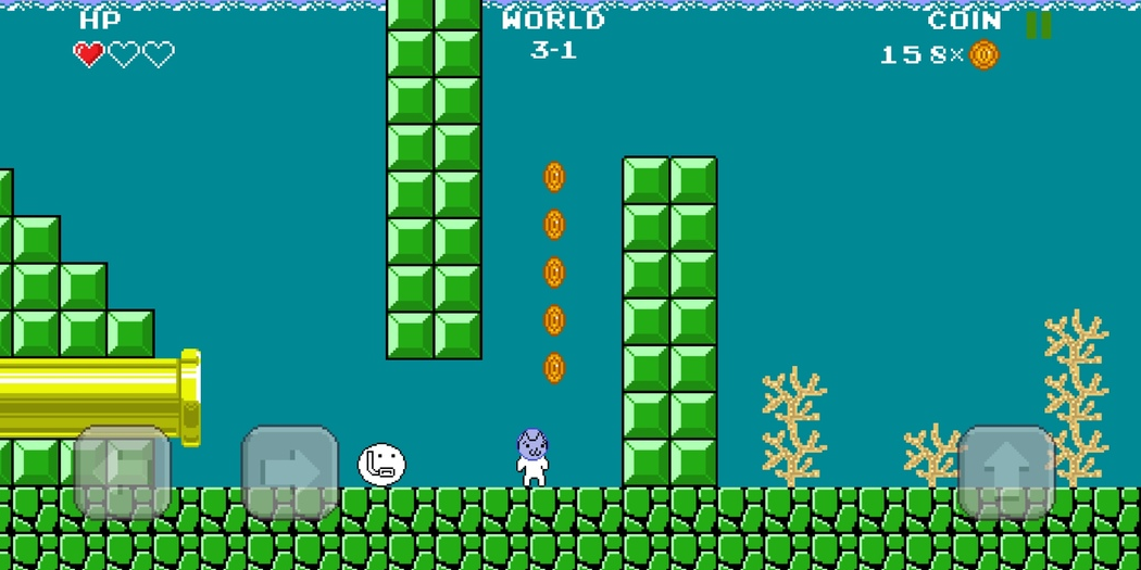 اسکرین شات 3 بازی Cat syobon:2019/8 bit action platformer