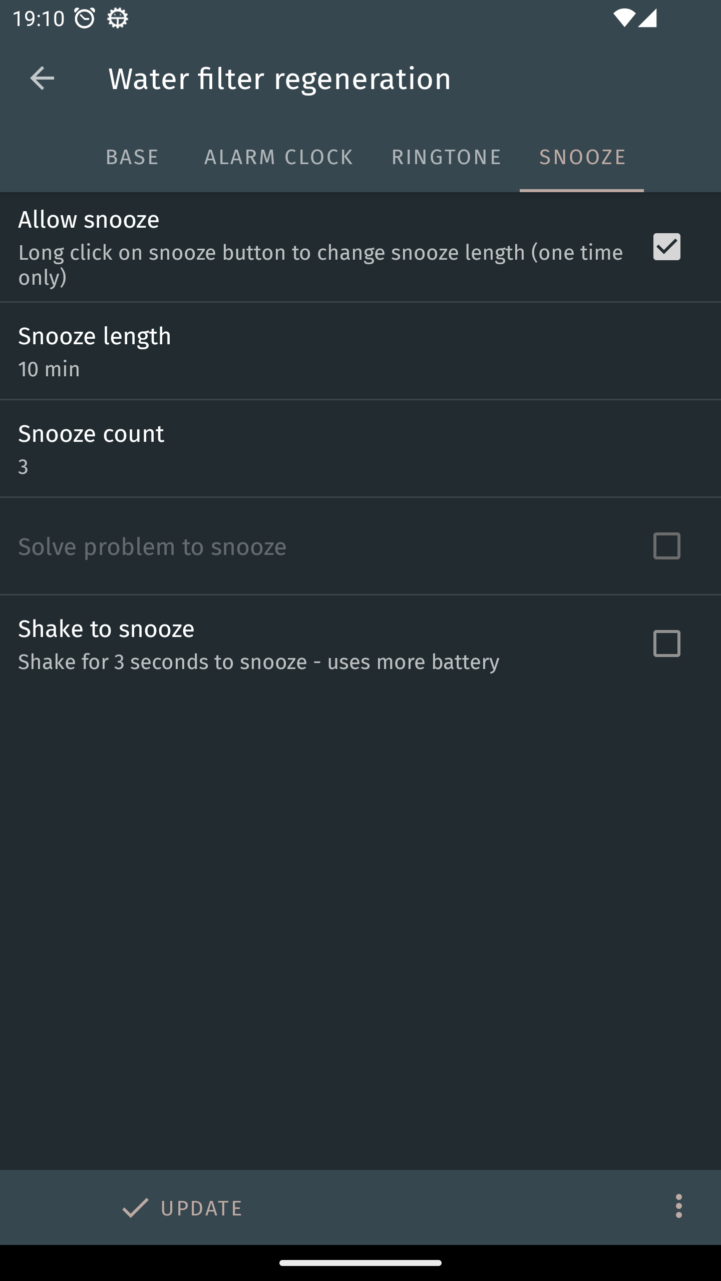 اسکرین شات 5 برنامه Alarm clock + calendar + tasks