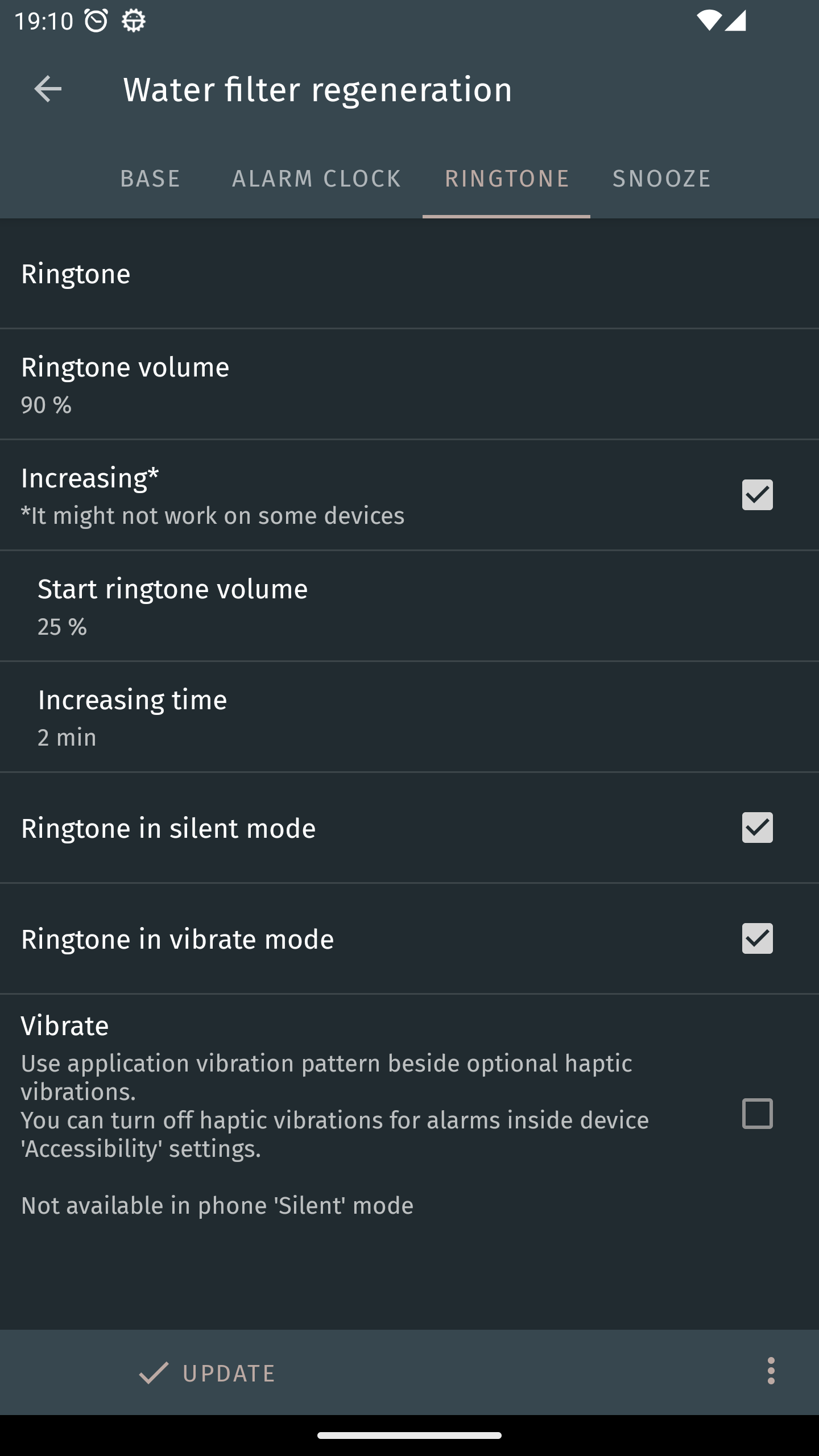 اسکرین شات 4 برنامه Alarm clock + calendar + tasks