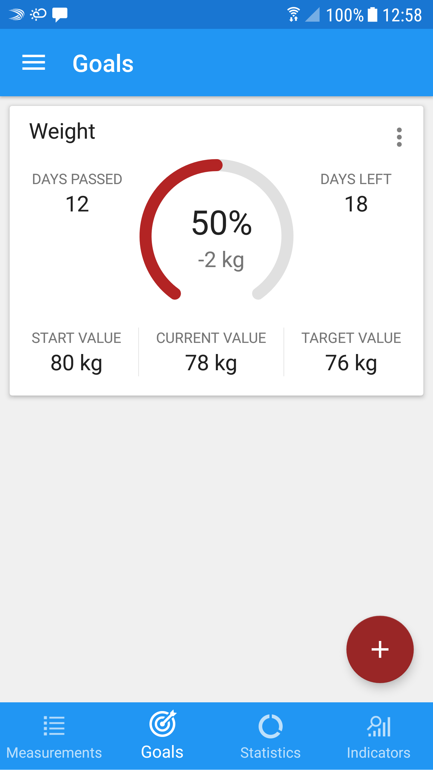 اسکرین شات 4 برنامه Body measurements - weight, BM