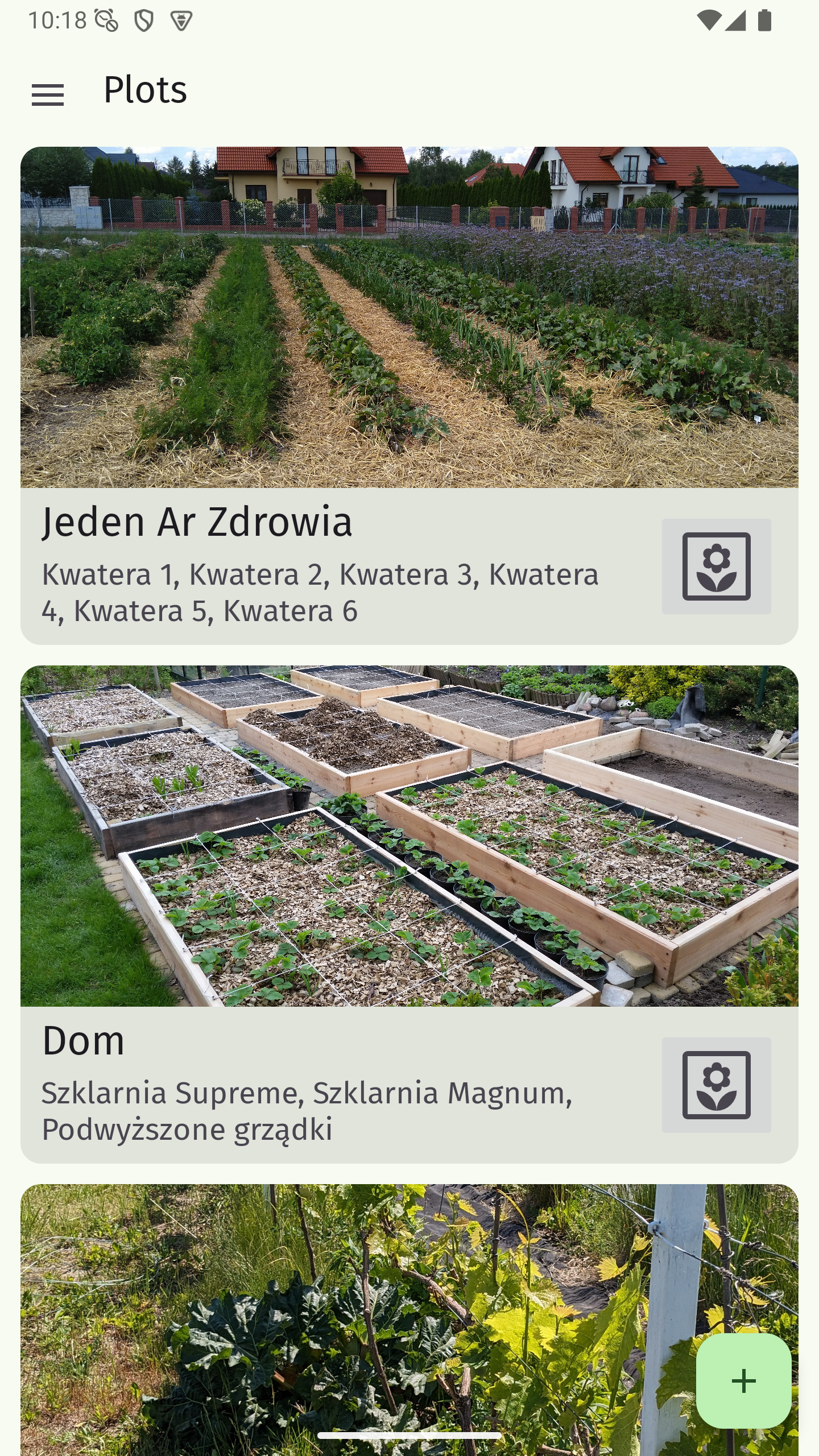 اسکرین شات 2 برنامه Vegetable garden planner