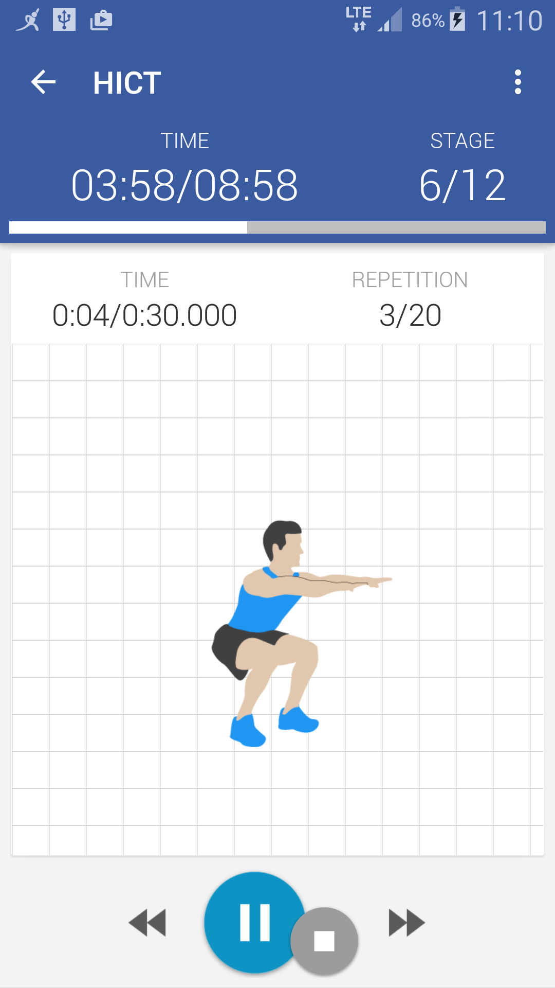 اسکرین شات 2 برنامه Home workouts to stay fit
