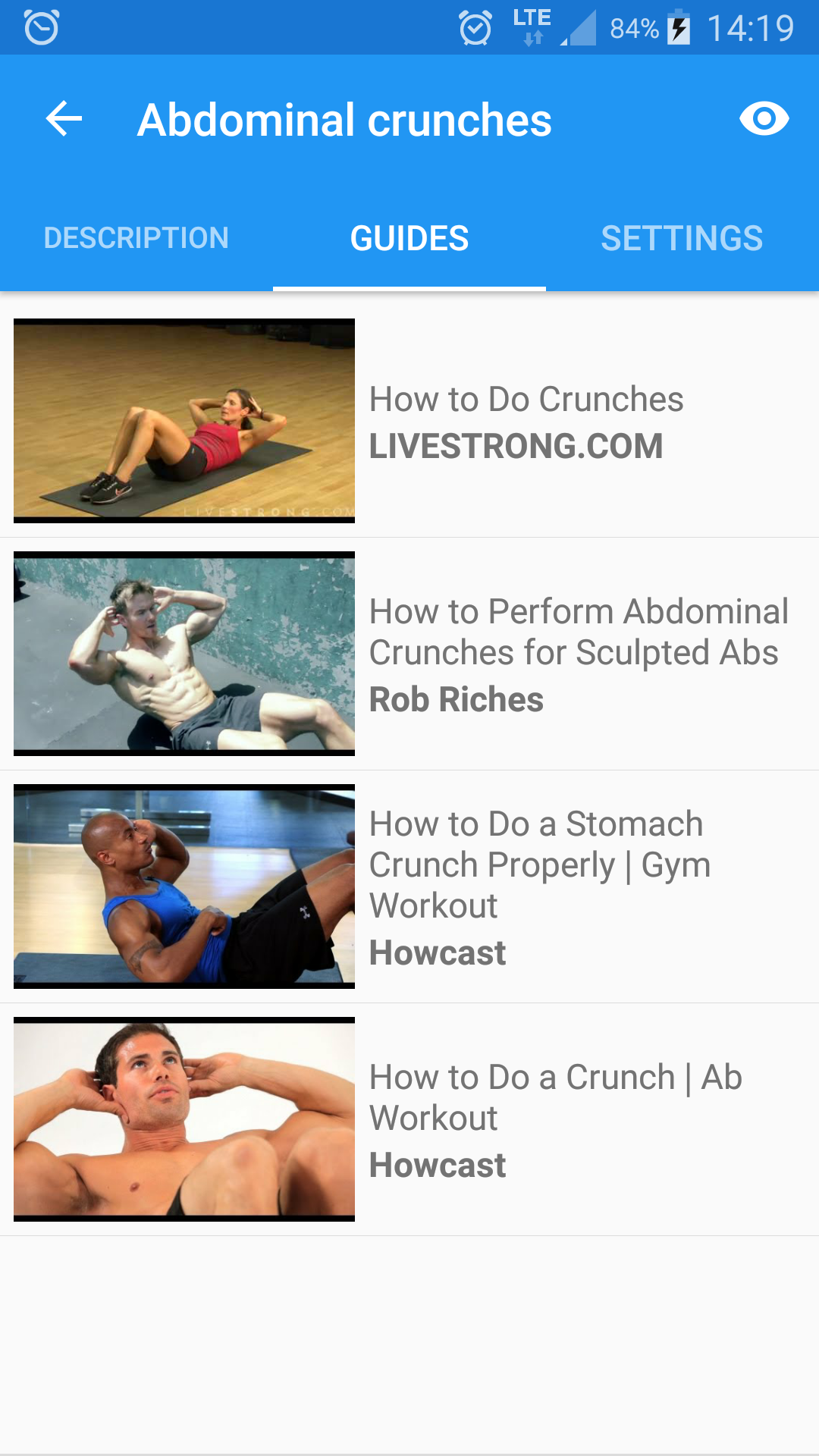 اسکرین شات 3 برنامه Home workouts to stay fit
