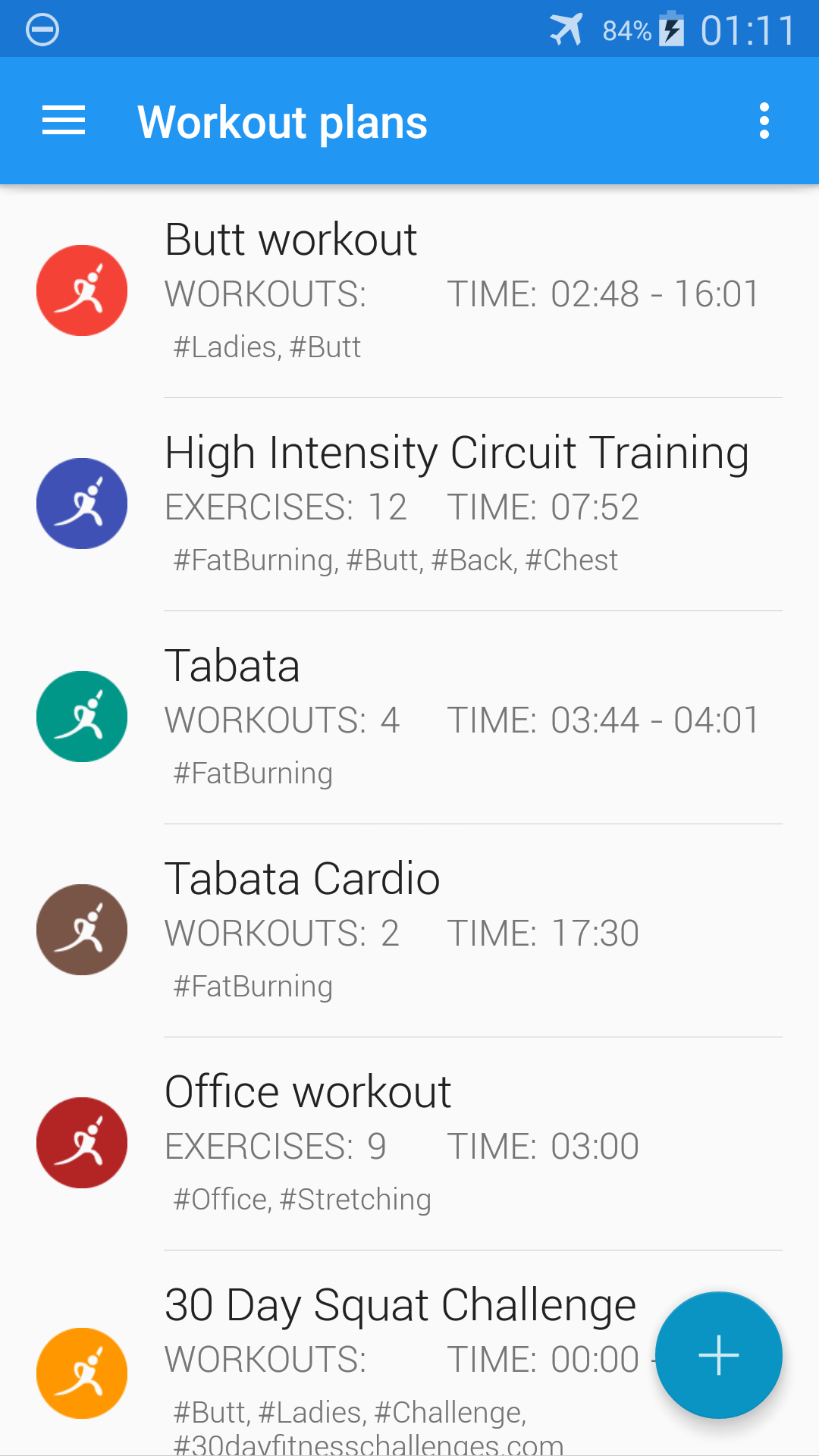 اسکرین شات 4 برنامه Home workouts to stay fit