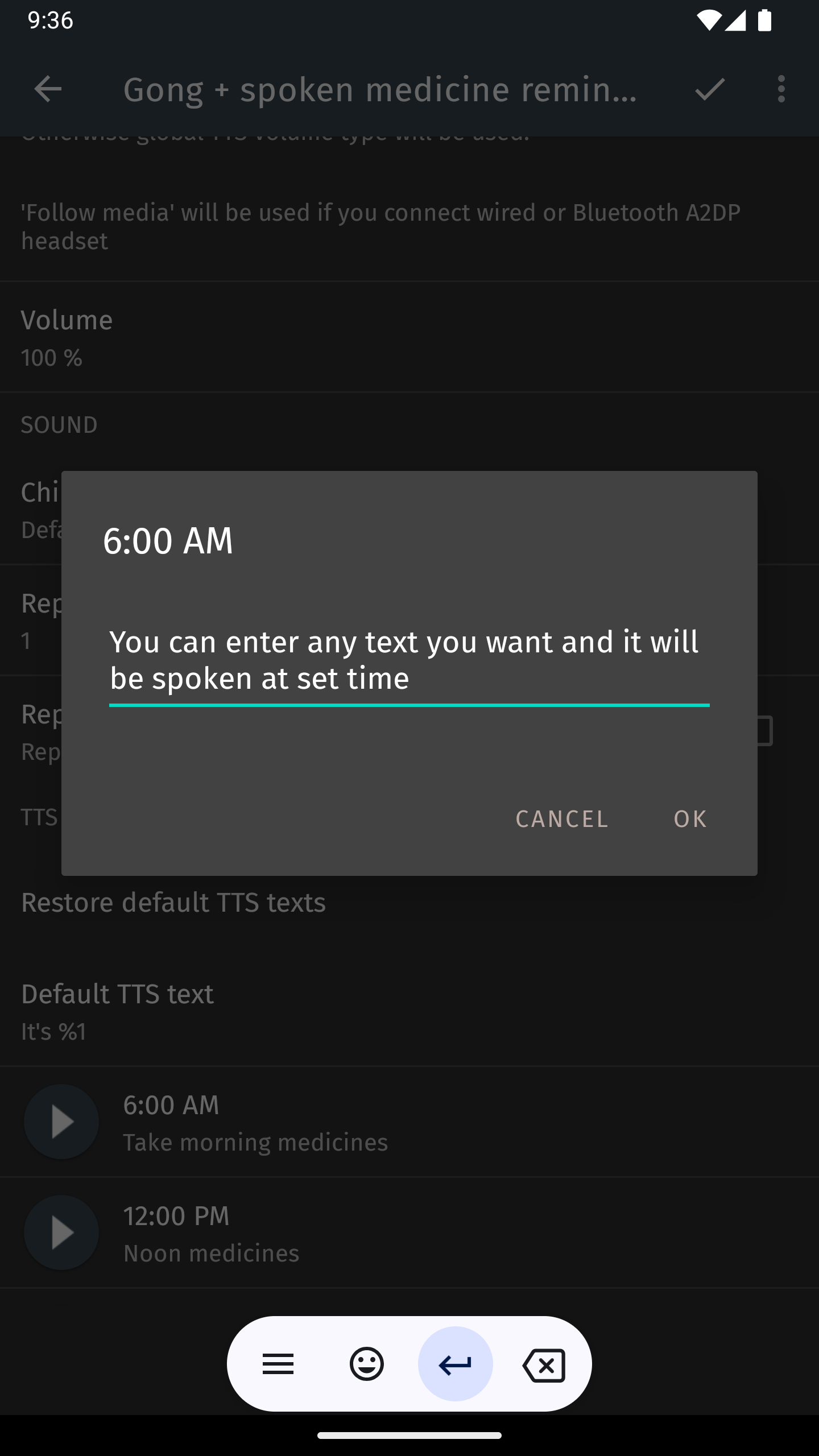 اسکرین شات 4 برنامه Hourly chime