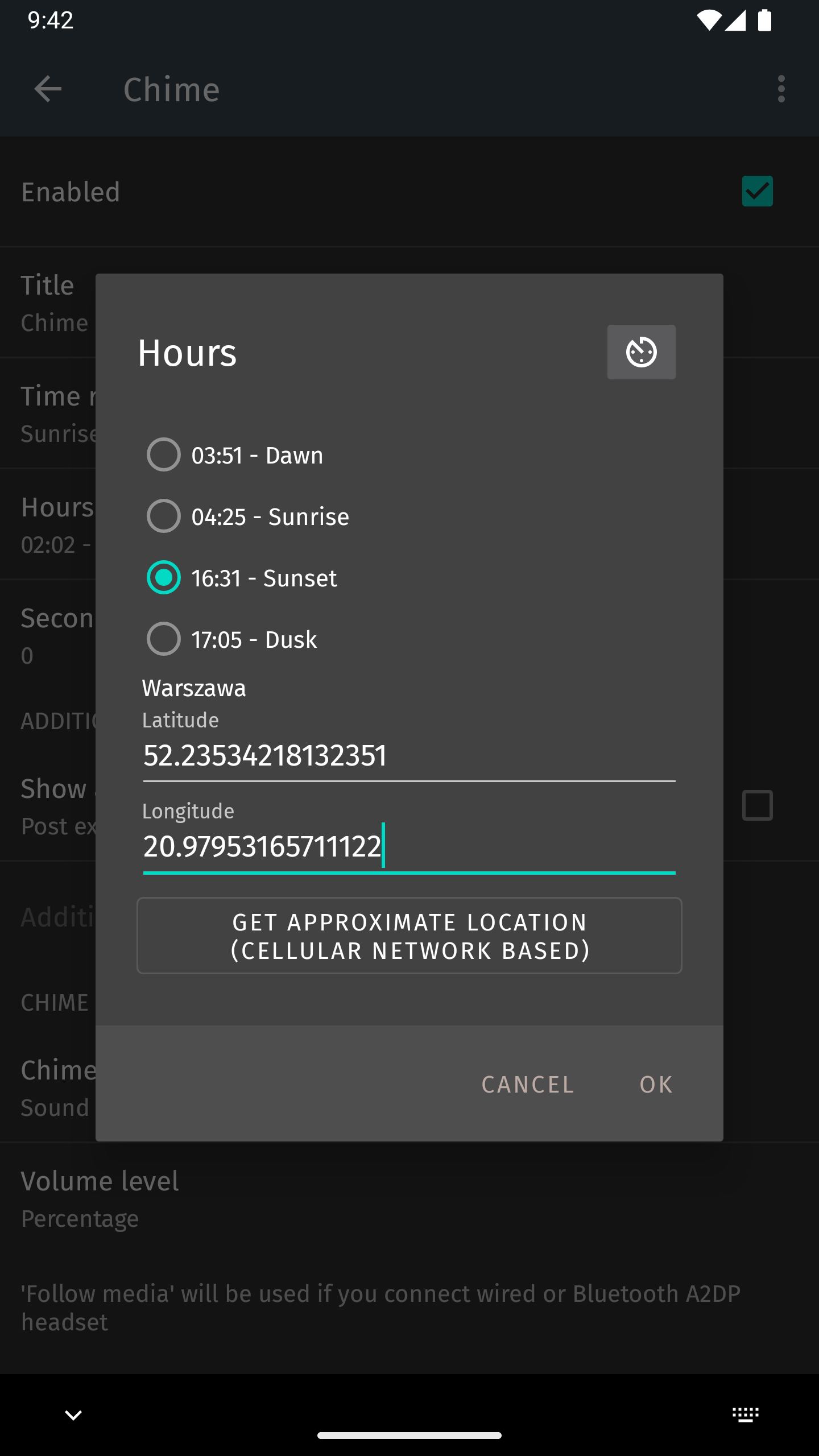 اسکرین شات 6 برنامه Hourly chime