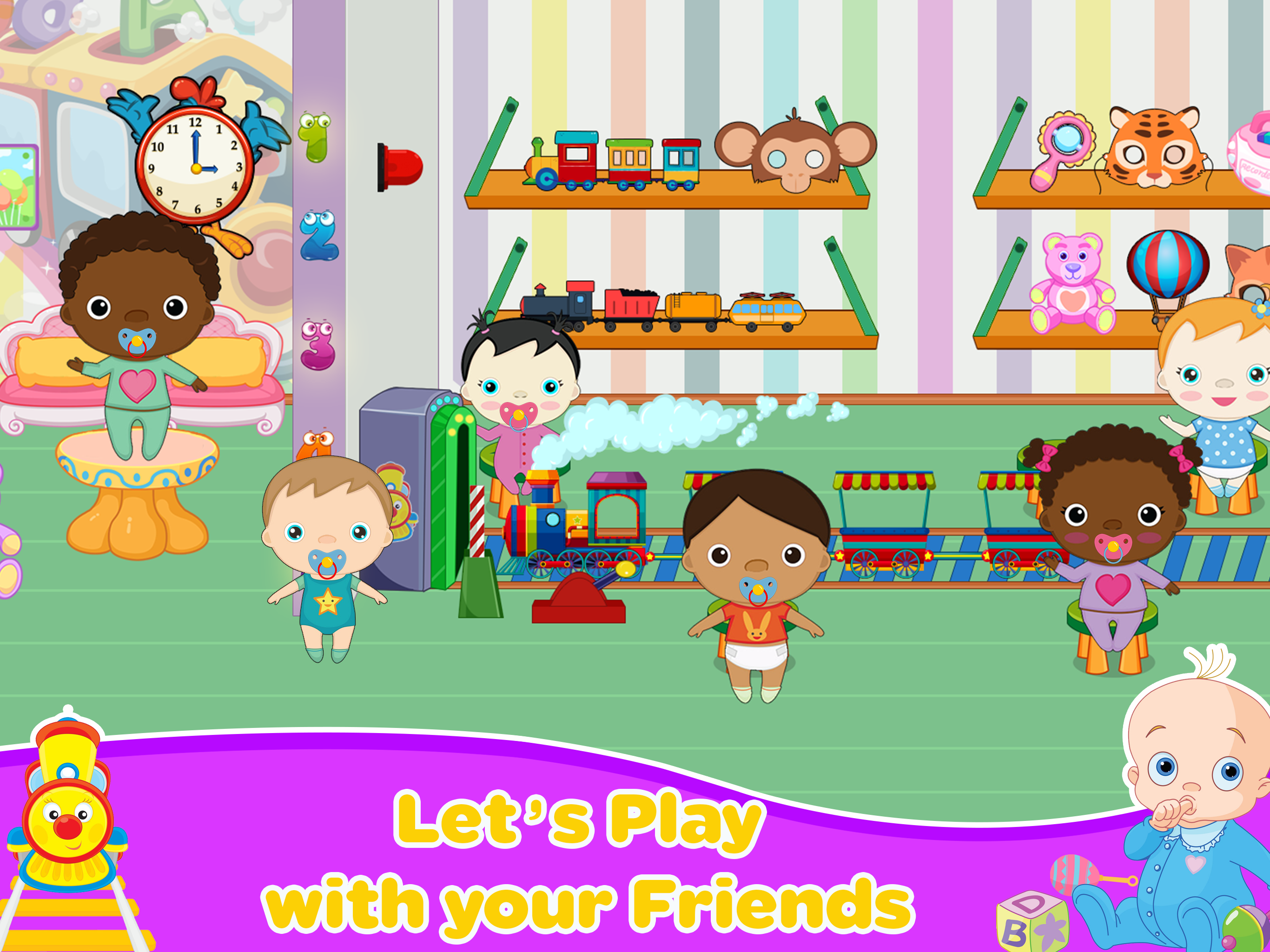 اسکرین شات 2 برنامه Toon Town: Daycare