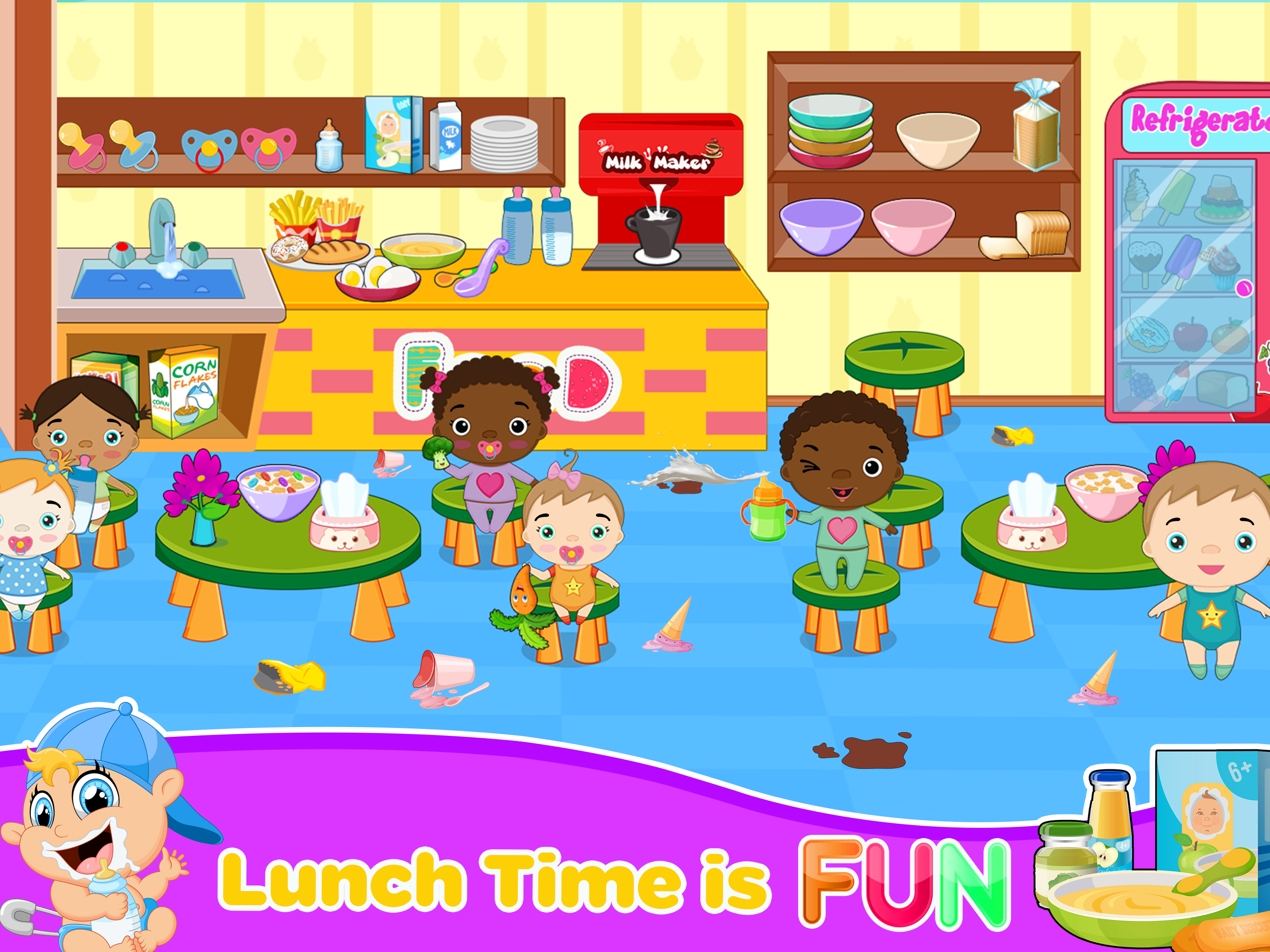 اسکرین شات 3 برنامه Toon Town: Daycare
