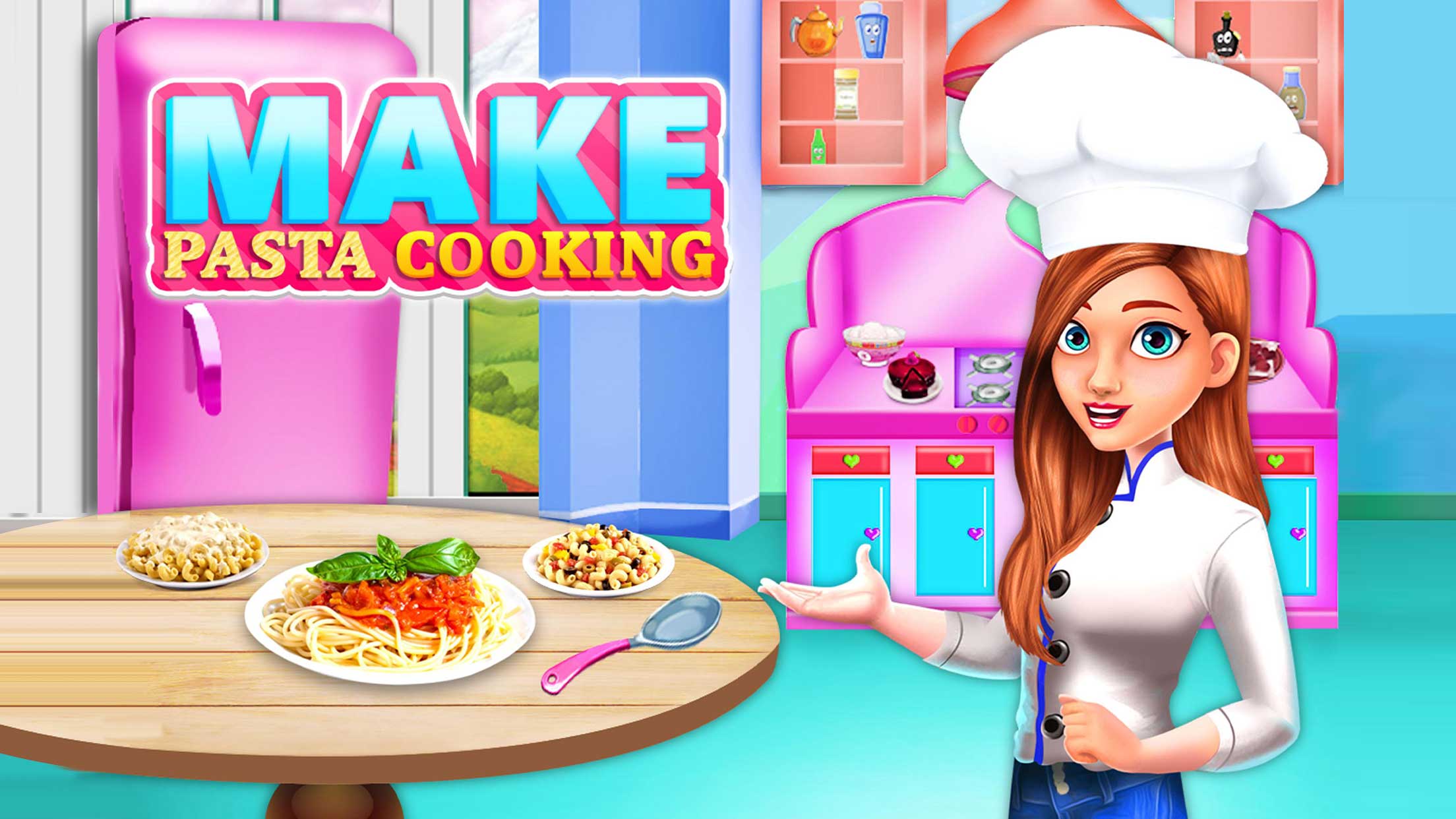 اسکرین شات 5 برنامه Make Pasta Food Kitchen Games