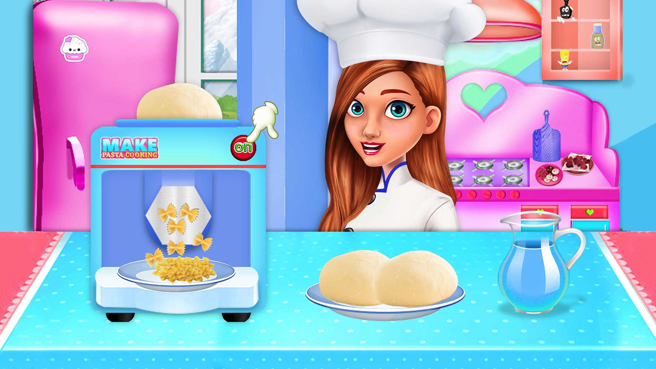 اسکرین شات 6 برنامه Make Pasta Food Kitchen Games
