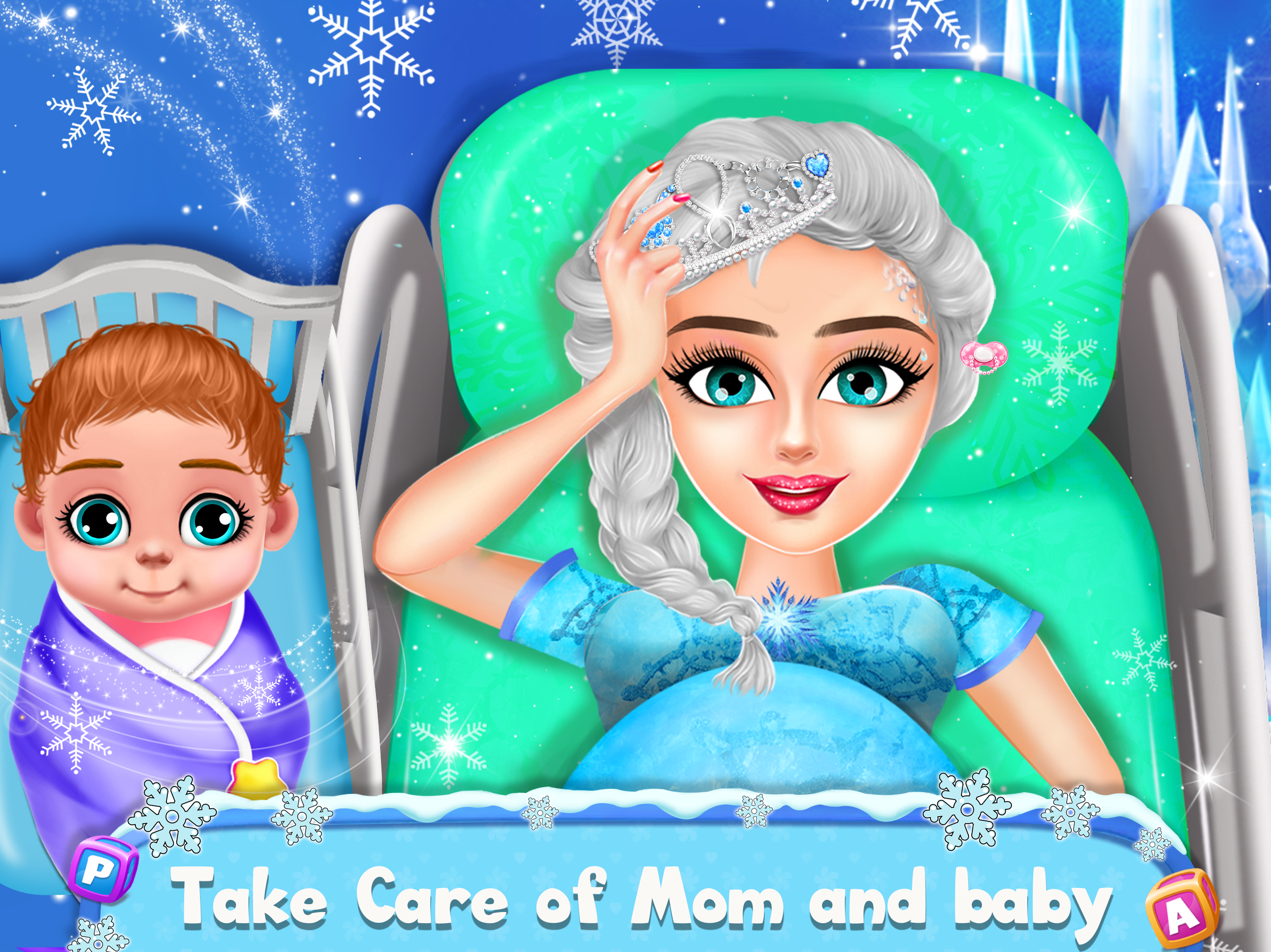اسکرین شات 3 برنامه Ice Princess Mom and Baby Game