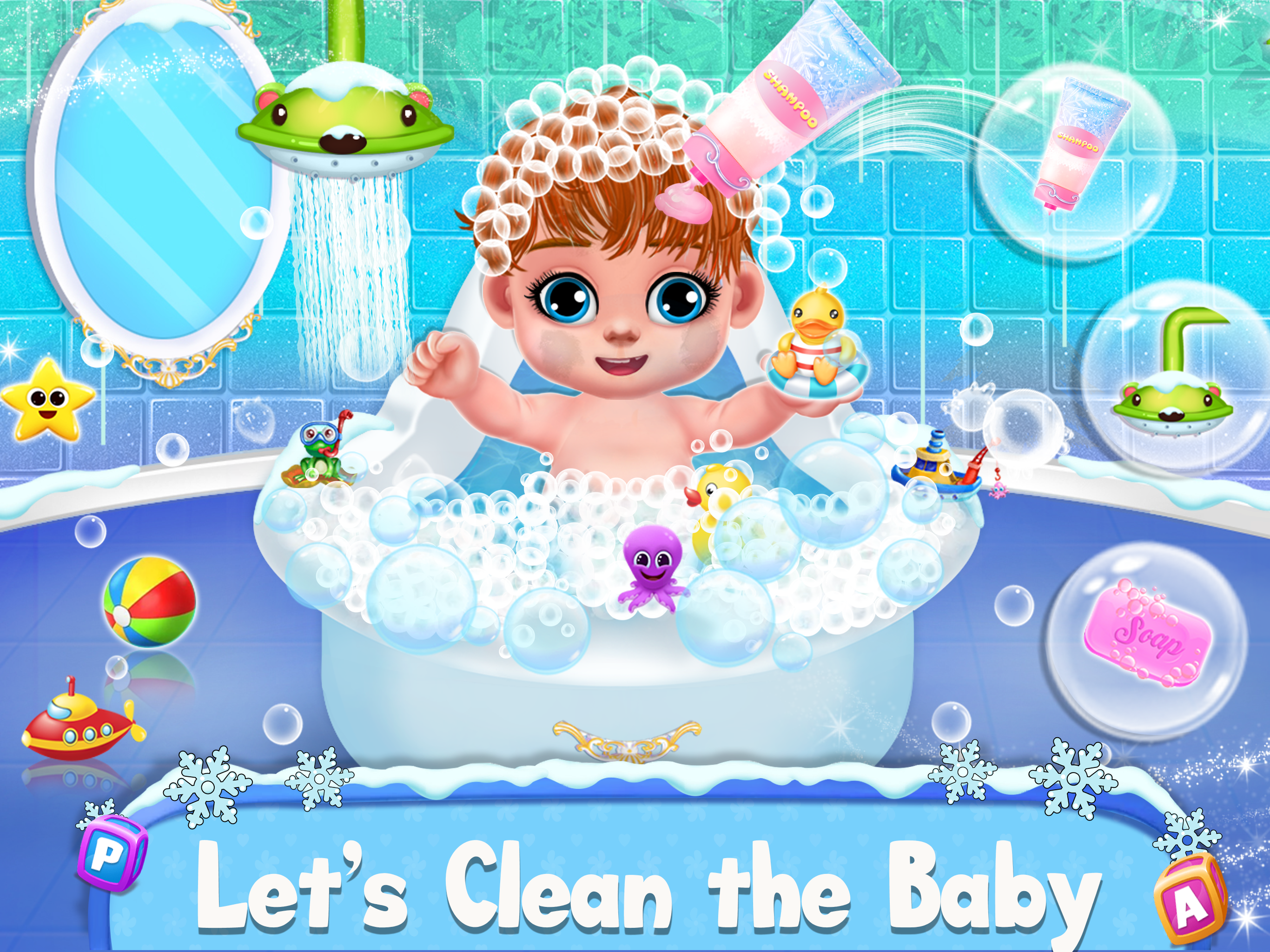 اسکرین شات 5 برنامه Ice Princess Mom and Baby Game