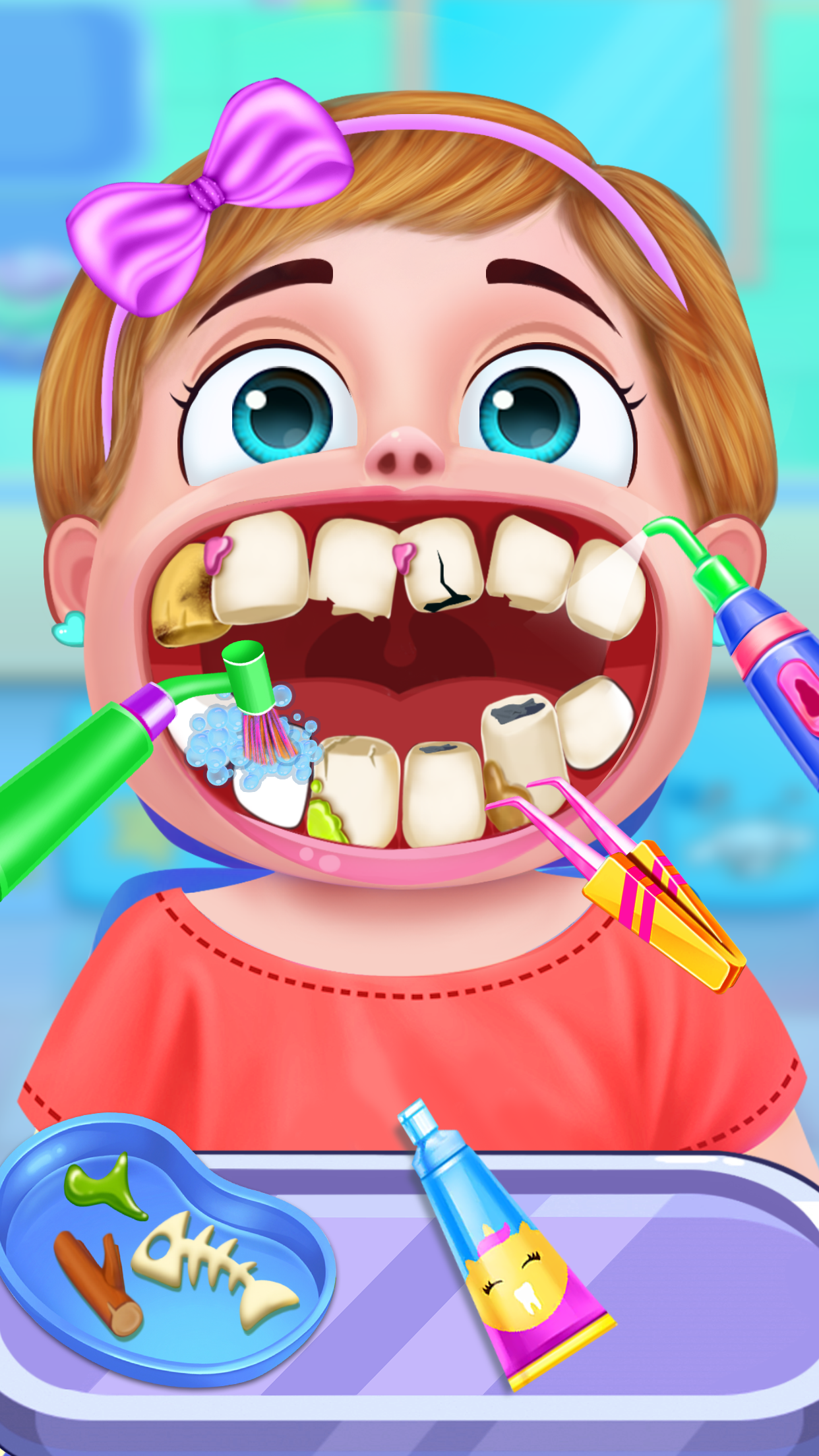 اسکرین شات 1 بازی Dentist Games - Kids Superhero