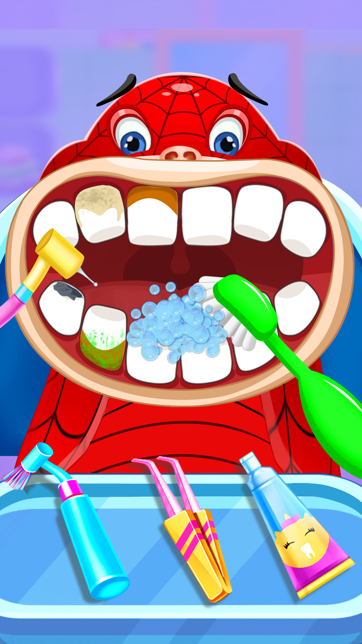 اسکرین شات 2 بازی Dentist Games - Kids Superhero
