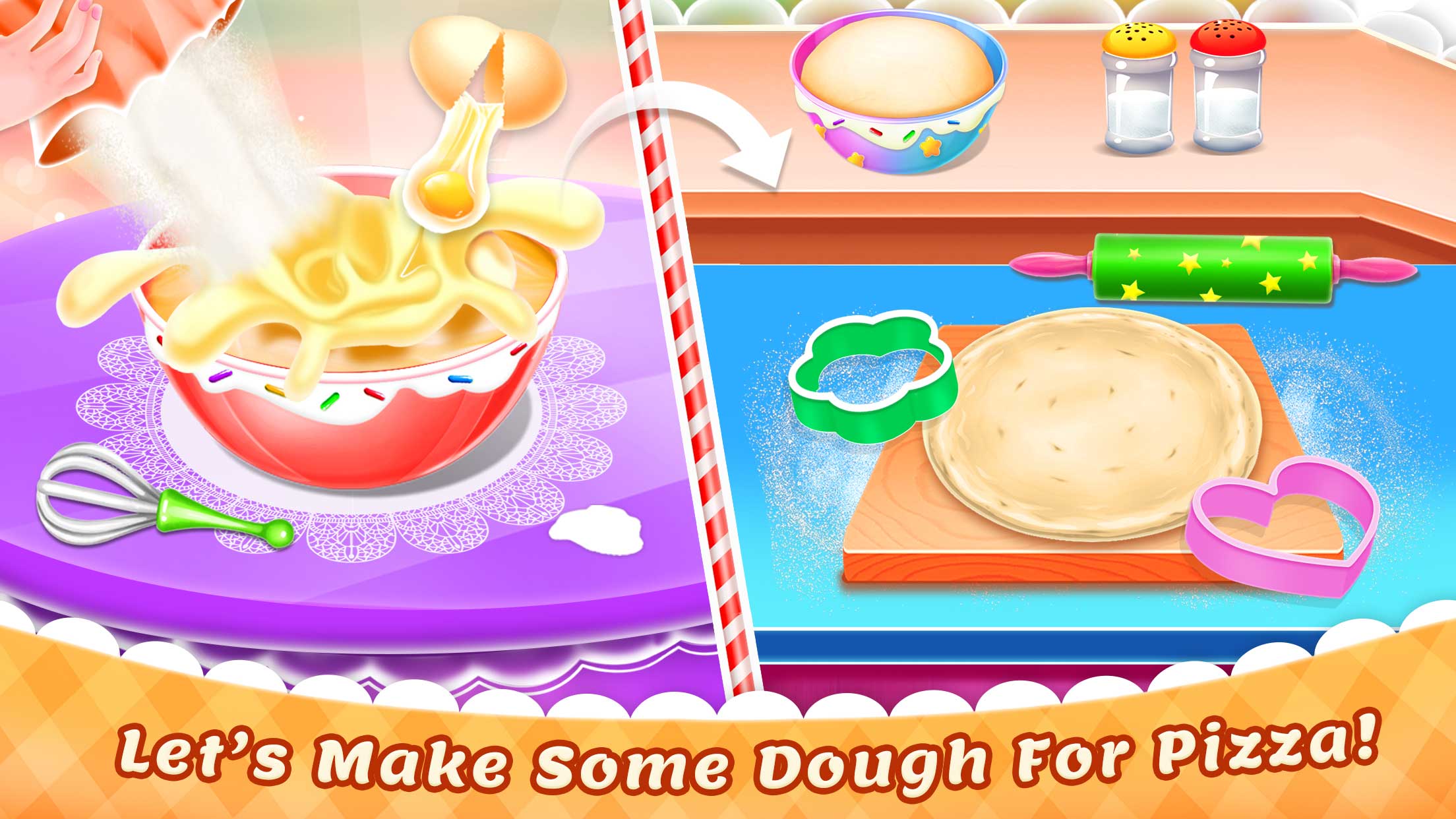 اسکرین شات 5 برنامه Pizza Maker Food Cooking Games