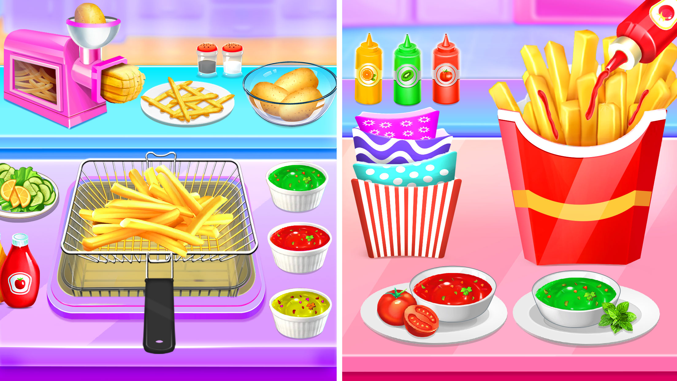 اسکرین شات 3 برنامه Pizza Maker Food Cooking Games