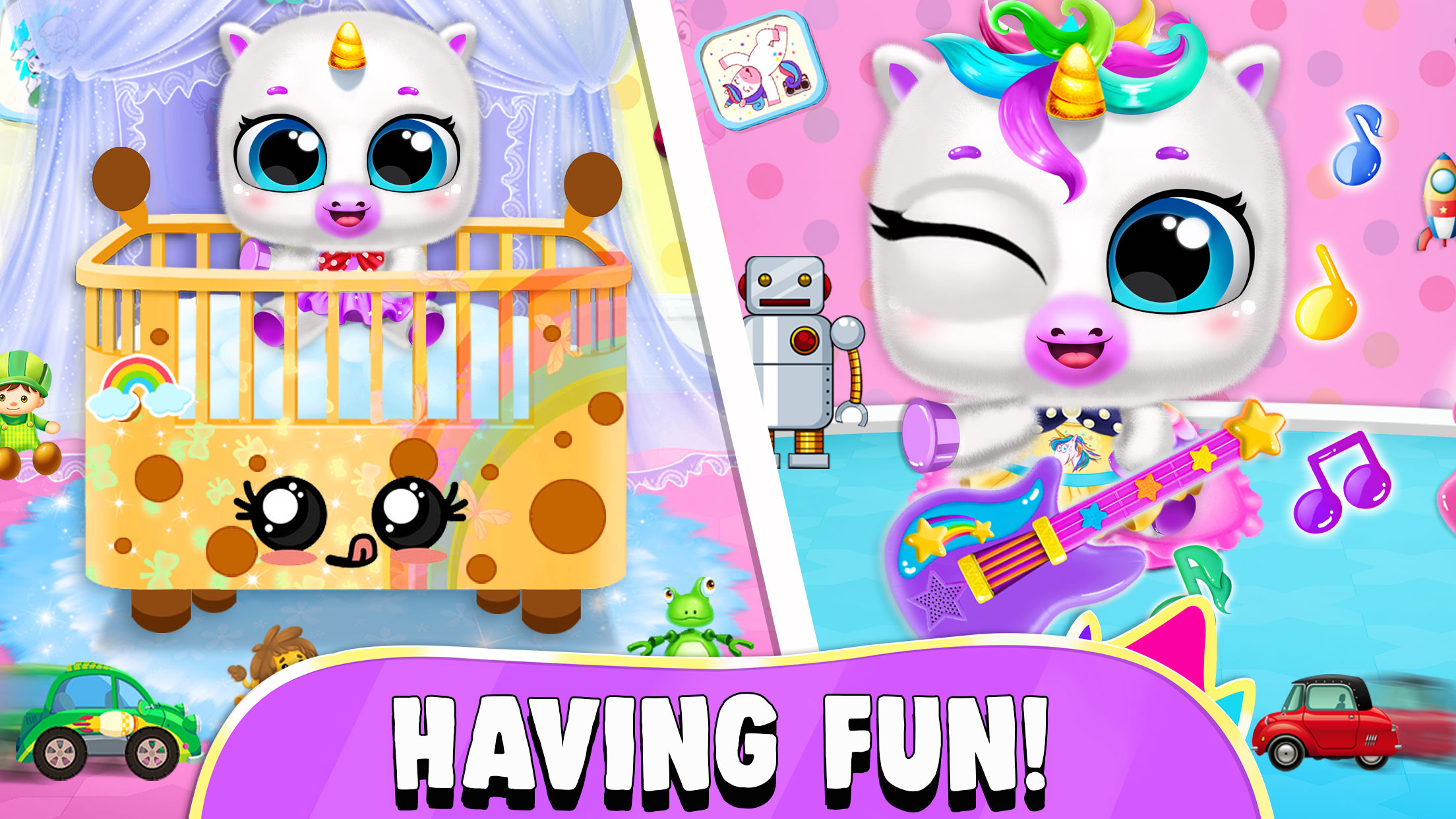 اسکرین شات 5 بازی Pregnant Mom Baby Unicorn Game