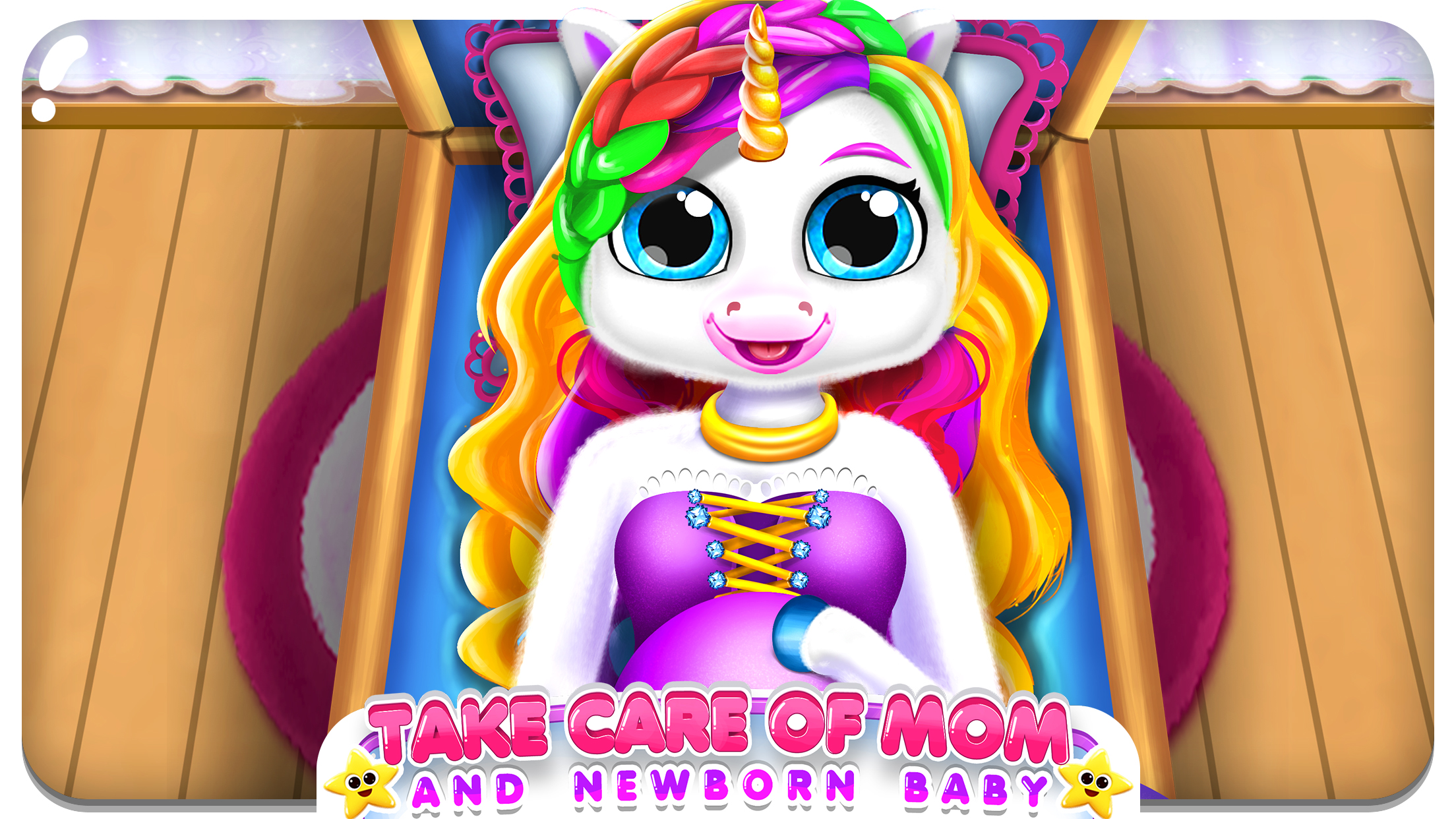 اسکرین شات 1 بازی Pregnant Mom Baby Unicorn Game
