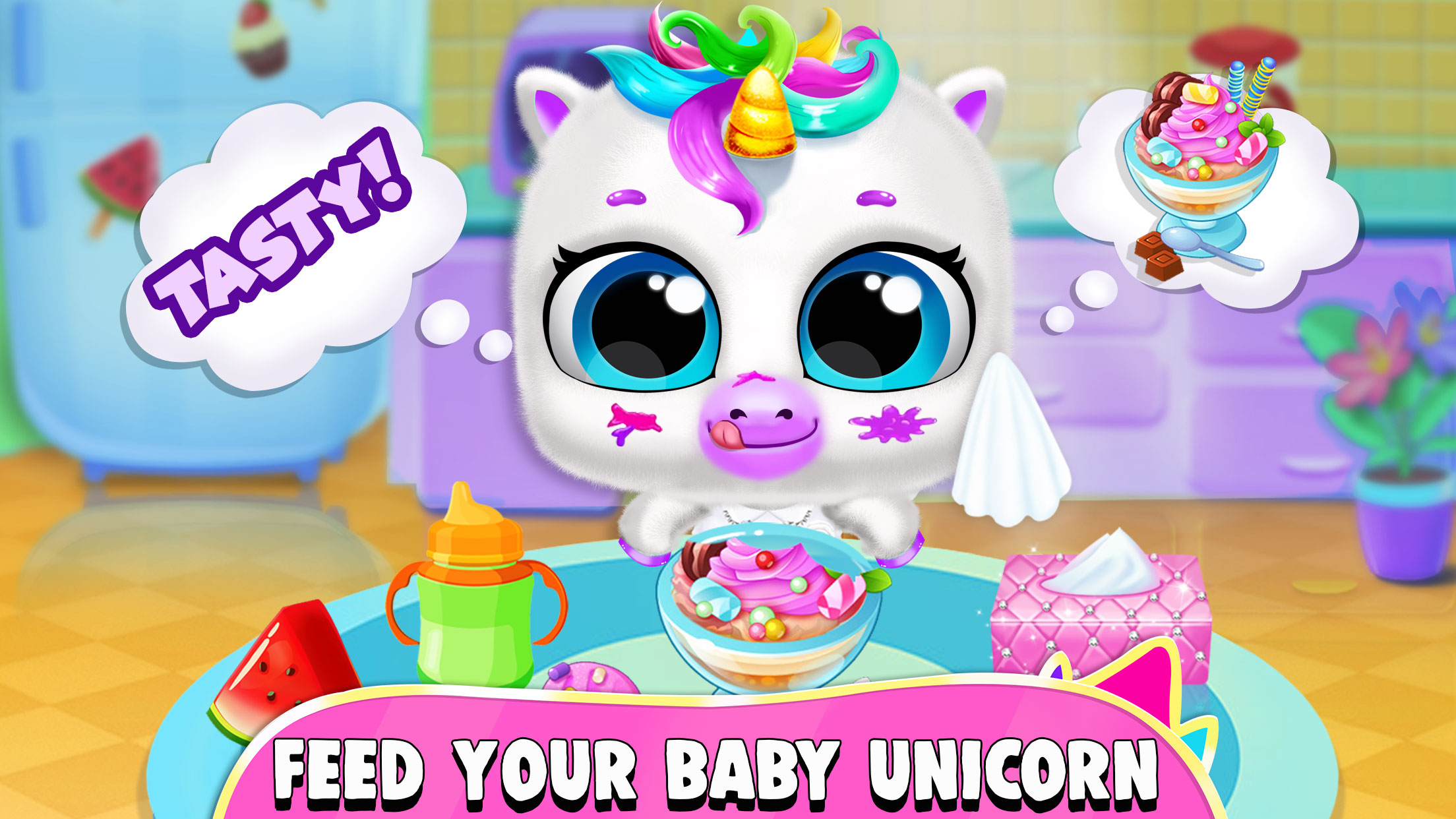 اسکرین شات 3 بازی Pregnant Mom Baby Unicorn Game