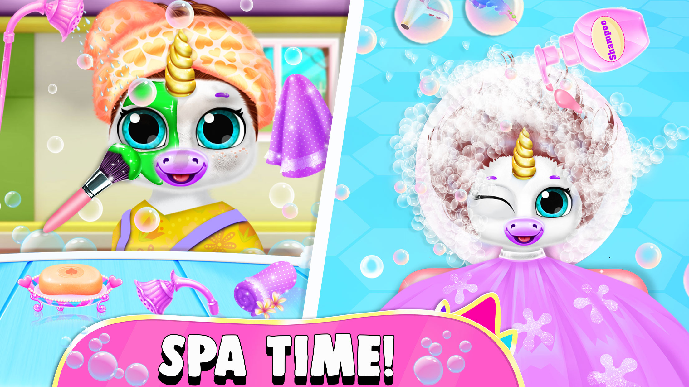 اسکرین شات 6 بازی Pregnant Mom Baby Unicorn Game