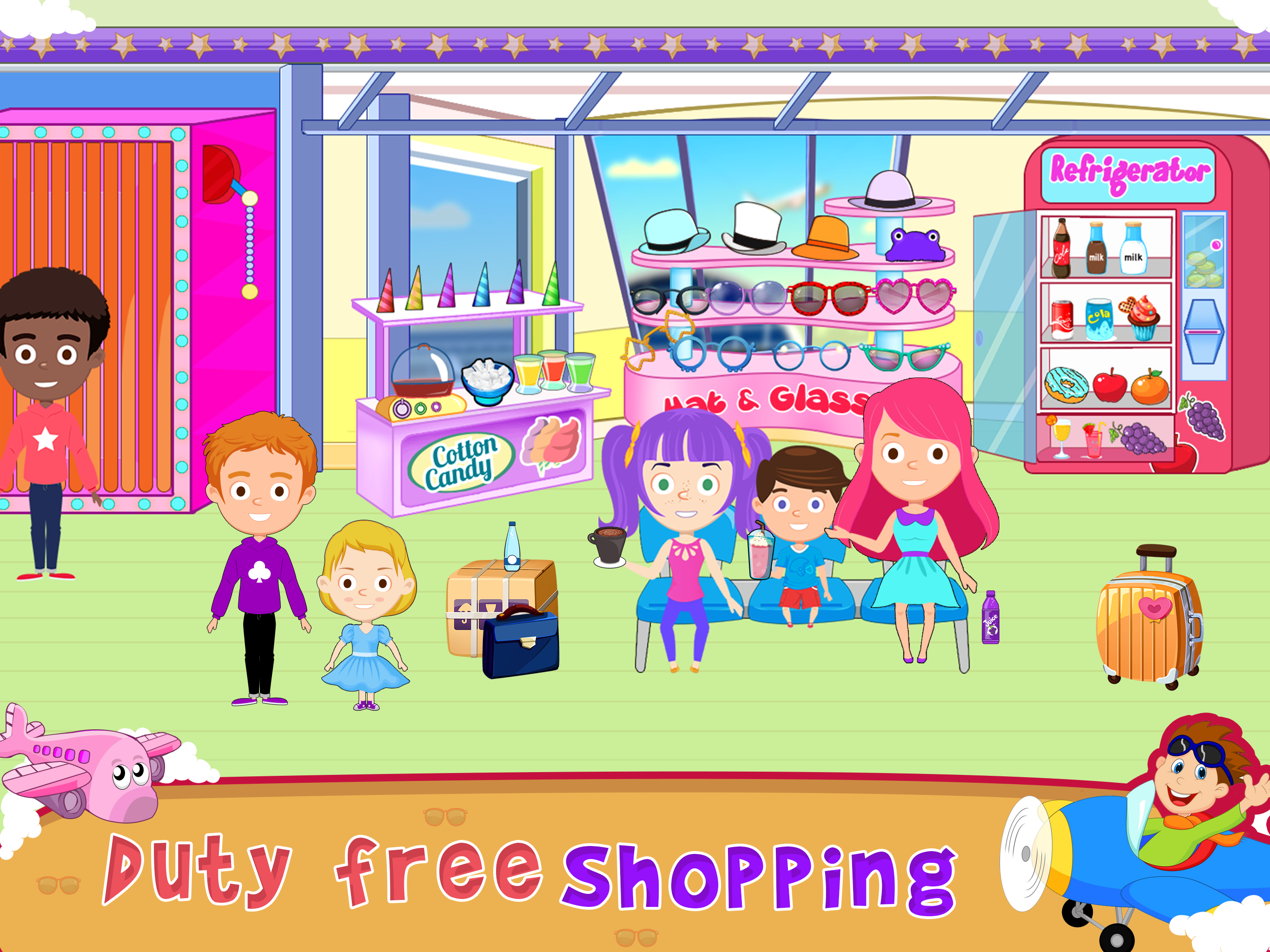 اسکرین شات 3 بازی Toon Town - Airport