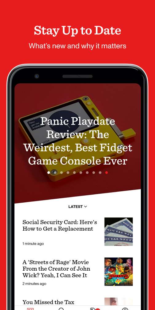 اسکرین شات 1 برنامه CNET: News, Advice & Deals