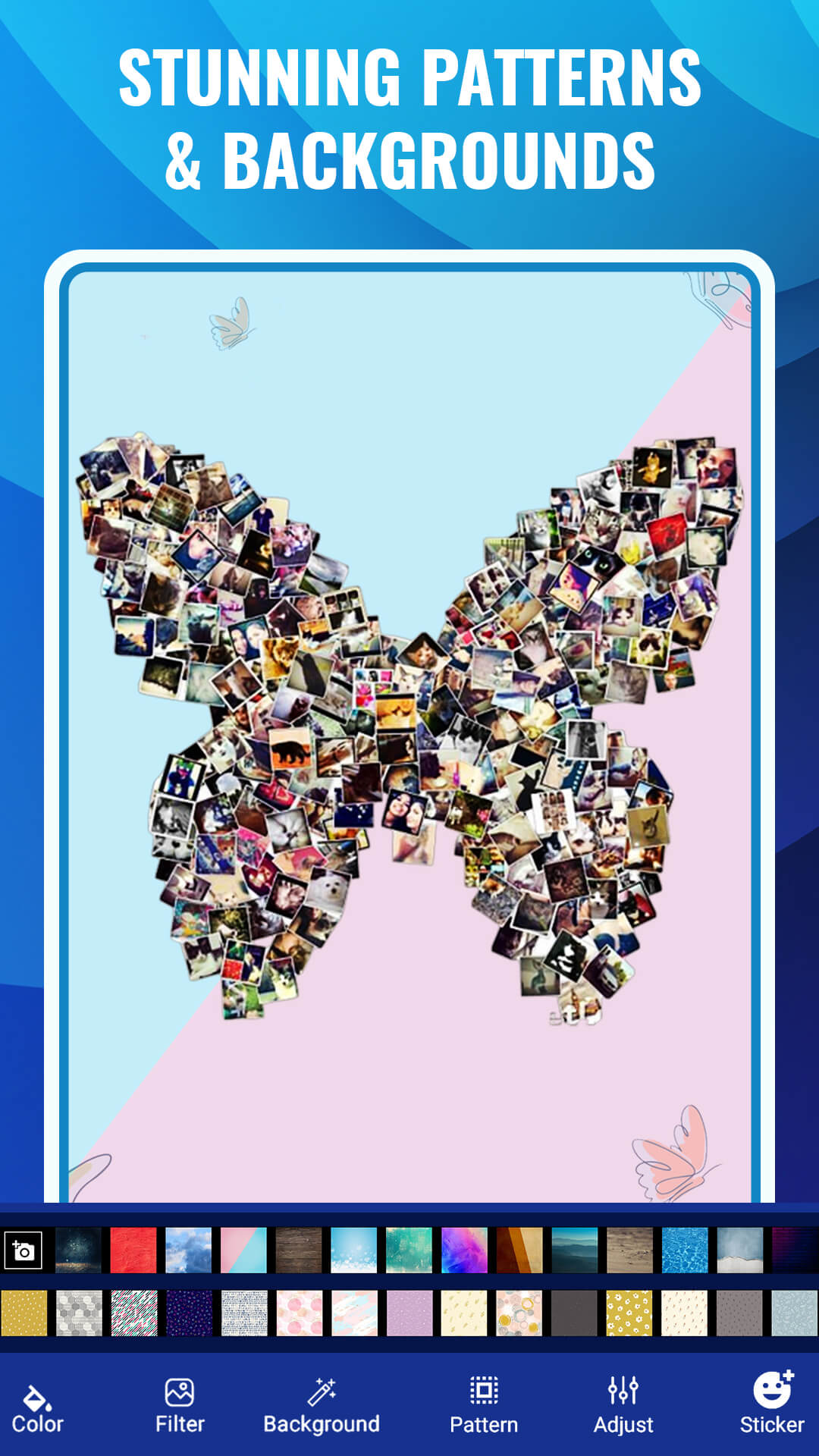 اسکرین شات 3 برنامه Shape Collage Photo Editor