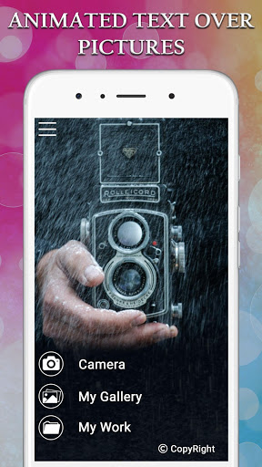 اسکرین شات 1 برنامه Add Animated Text On Photo