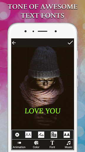 اسکرین شات 8 برنامه Add Animated Text On Photo