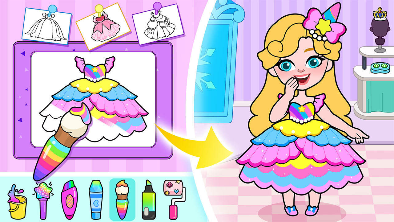 اسکرین شات 3 بازی Paper Princess's Dream Castle