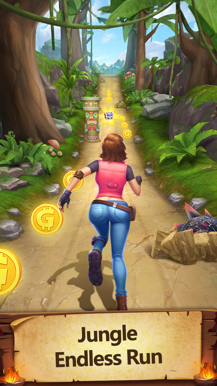 اسکرین شات 1 بازی Endless Run: Jungle Escape 2