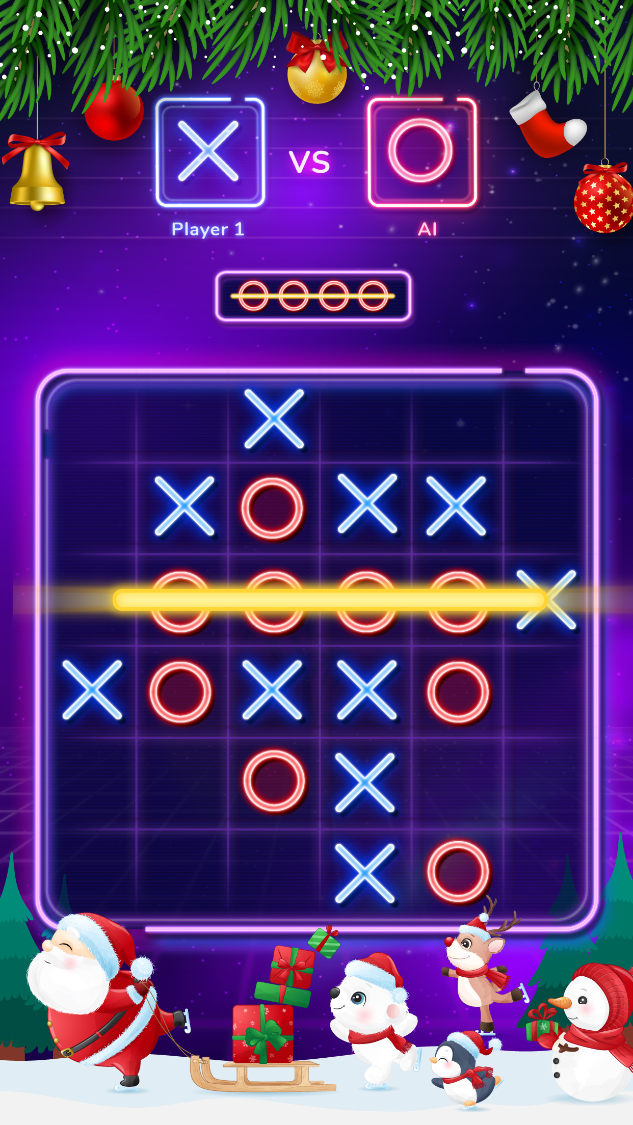 اسکرین شات 1 بازی Tic Tac Toe - 2 Player XO