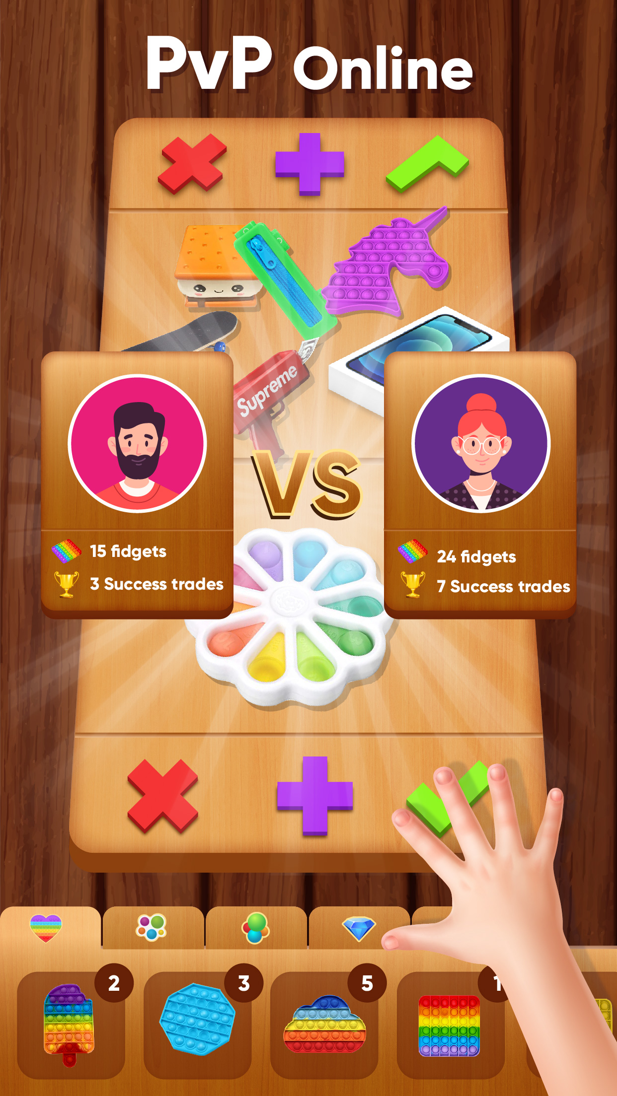 اسکرین شات 1 بازی Fidget Trading Online PvP