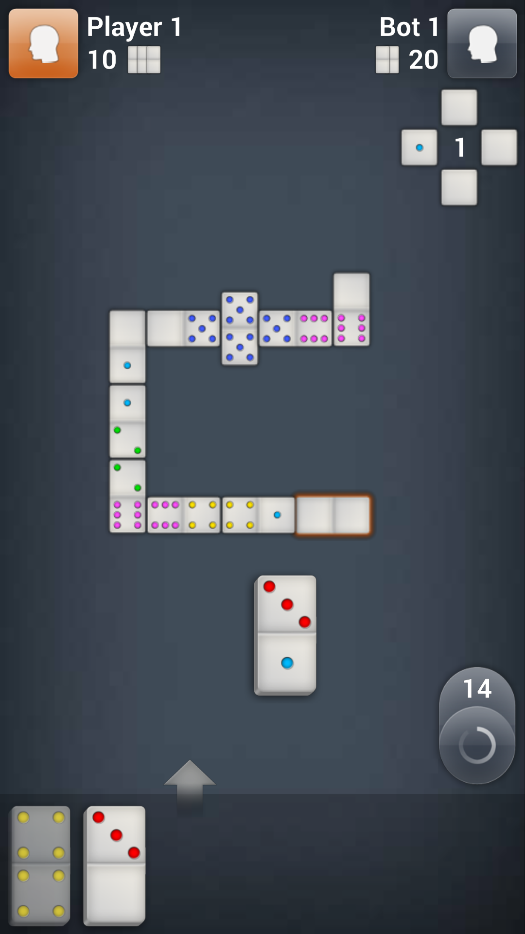 اسکرین شات 1 بازی Dominoes