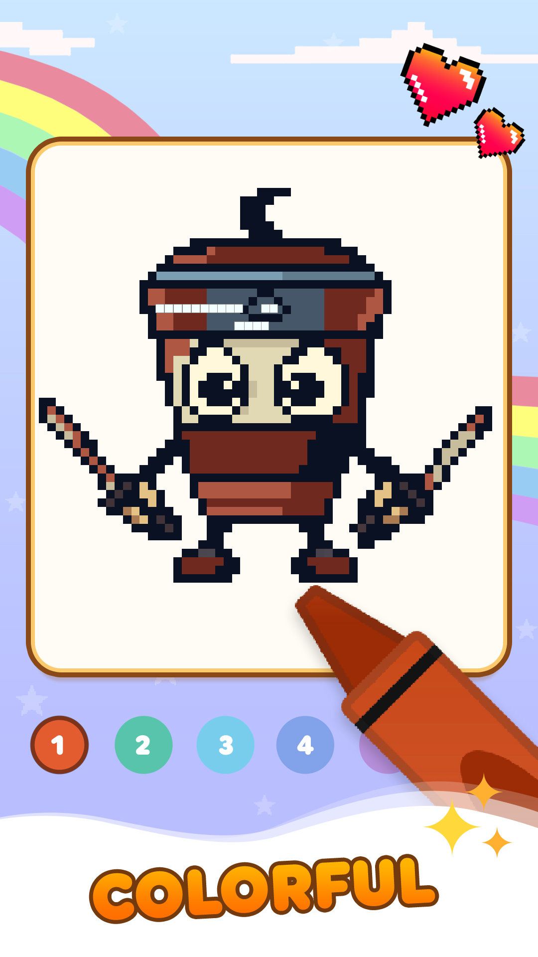 اسکرین شات 4 بازی Pixel Coloring : Idiot Meme