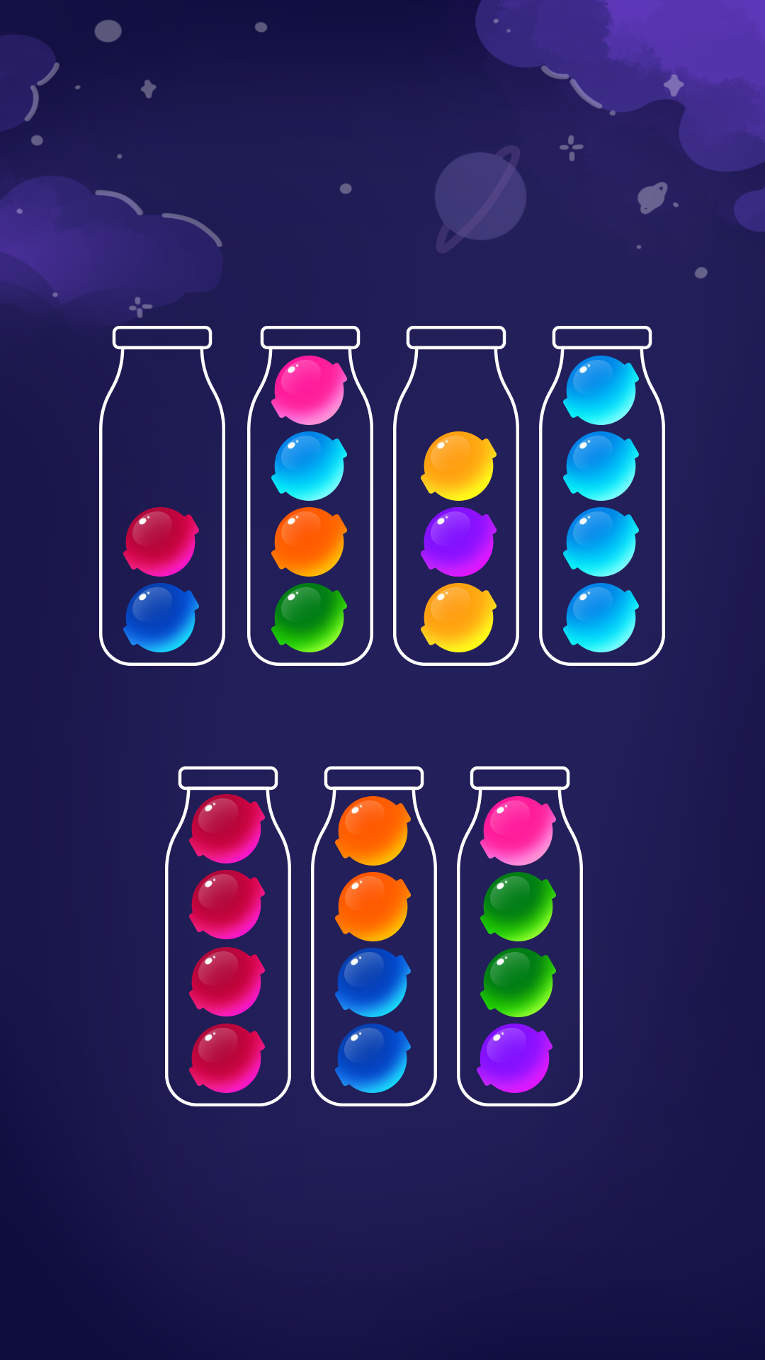 اسکرین شات 2 بازی Get Color: Ball Sort Puzzle