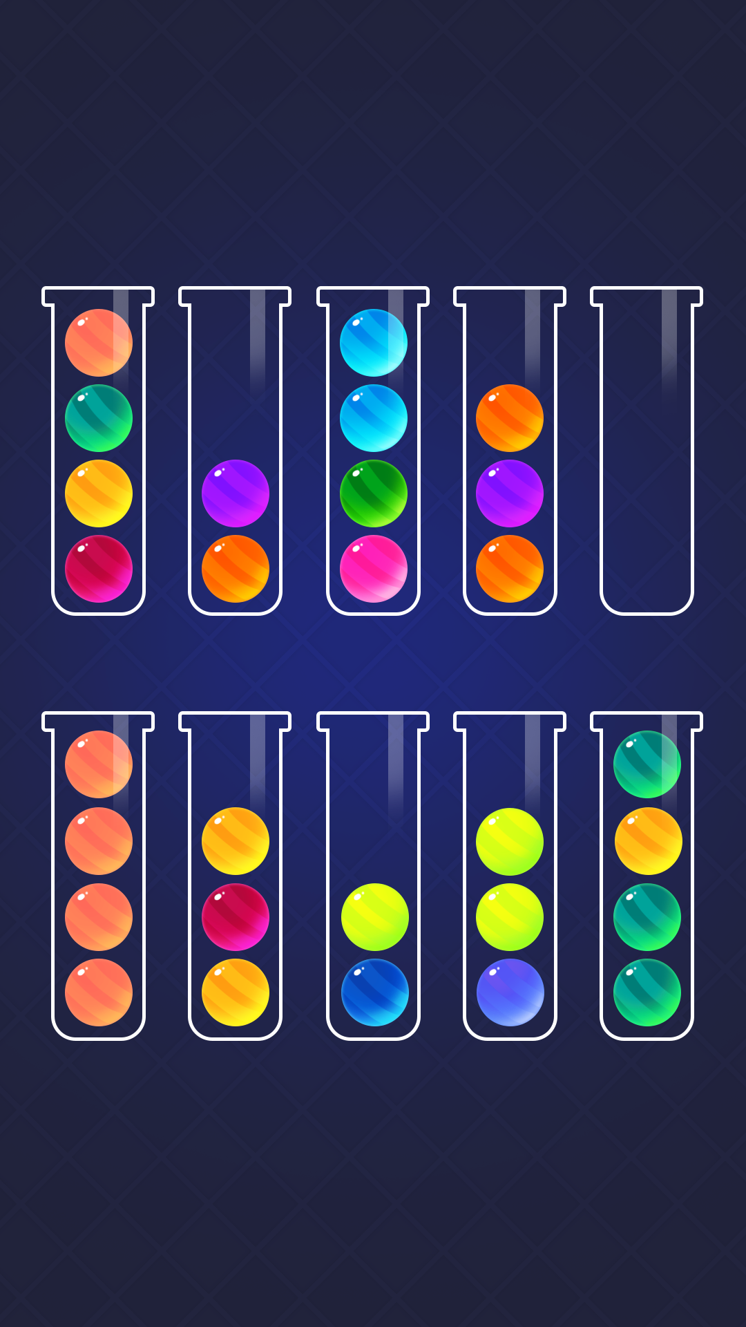 اسکرین شات 5 بازی Get Color: Ball Sort Puzzle