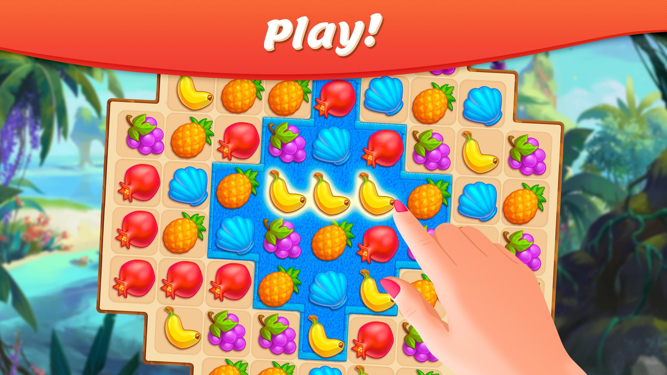 اسکرین شات 4 بازی Tropical Forest: Match 3 Story