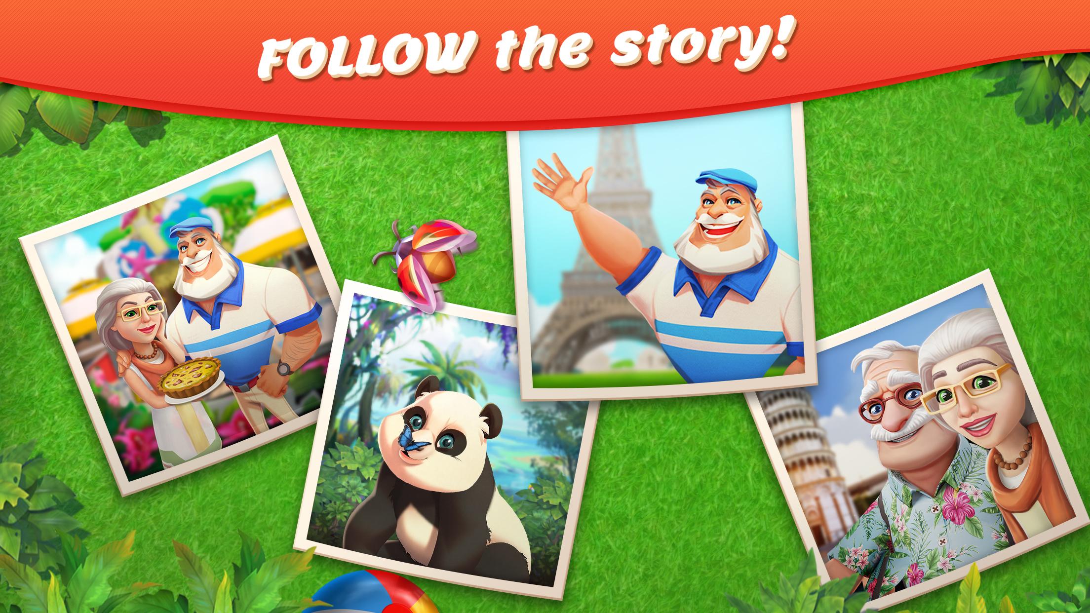 اسکرین شات 5 بازی Tropical Forest: Match 3 Story