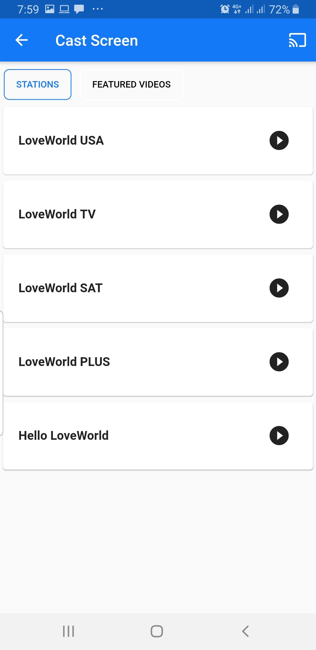اسکرین شات 6 برنامه Live TV Mobile