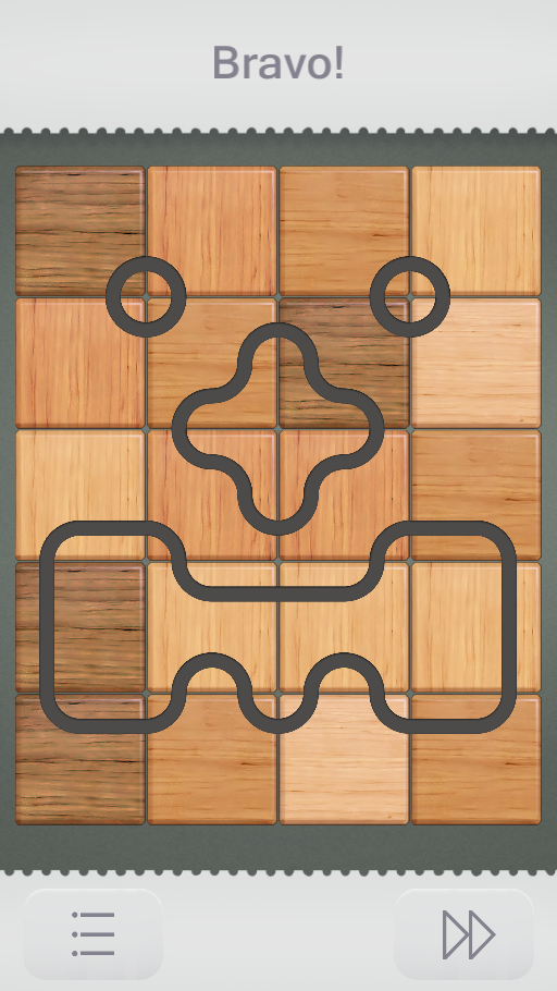 اسکرین شات 4 بازی Connect it. Wood Puzzle