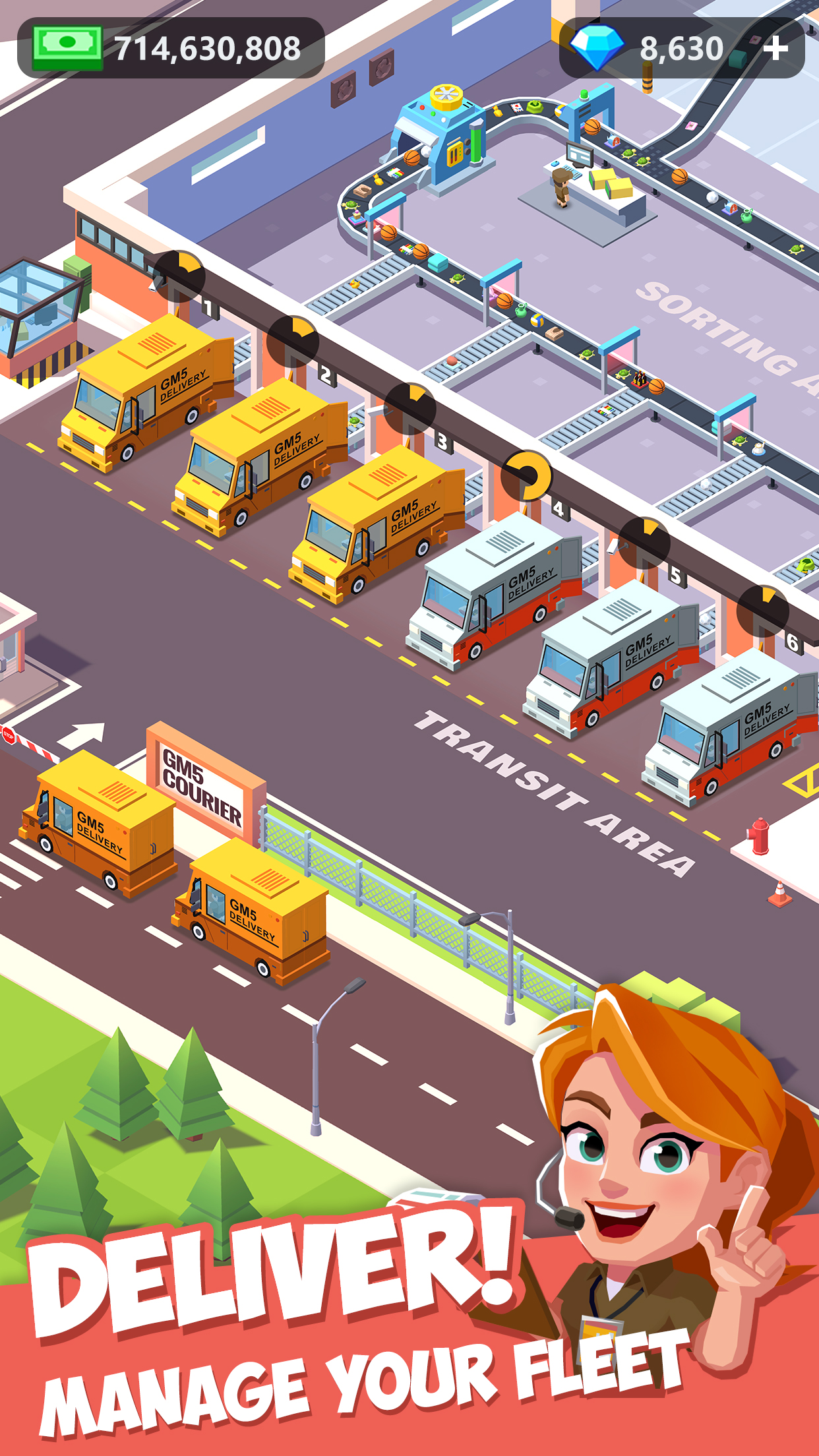 اسکرین شات 2 بازی Idle Courier