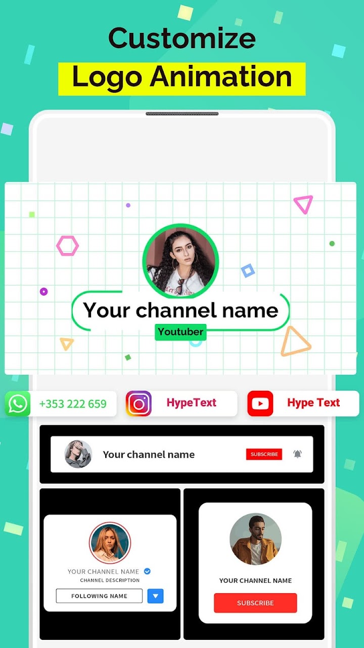 اسکرین شات 5 برنامه Hype Text - Animated Text & Intro Maker