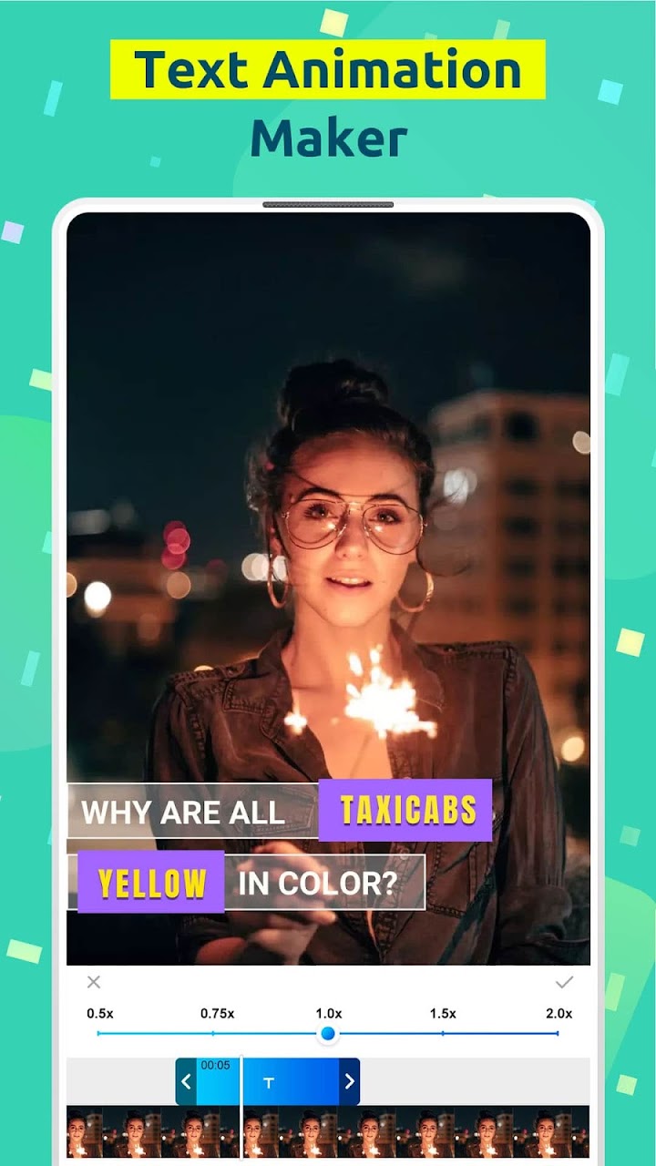 اسکرین شات 1 برنامه Hype Text - Animated Text & Intro Maker